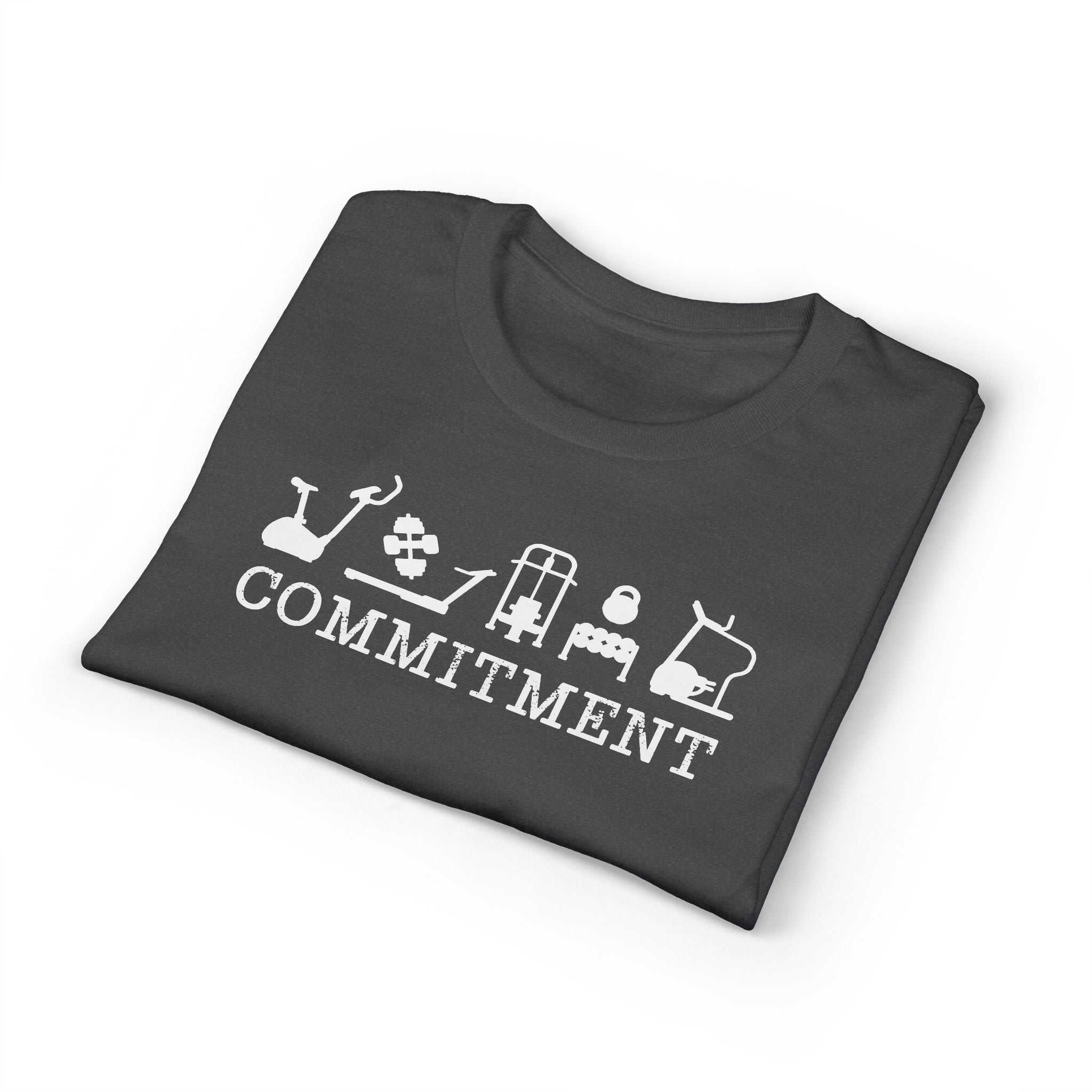 New You! Healthy you! Fit you! Commitment to Exercise Unisex Cotton T-shirt, Fitness Tee, Workout Shirt, Gym Top, Healthy Lifestyle Apparel