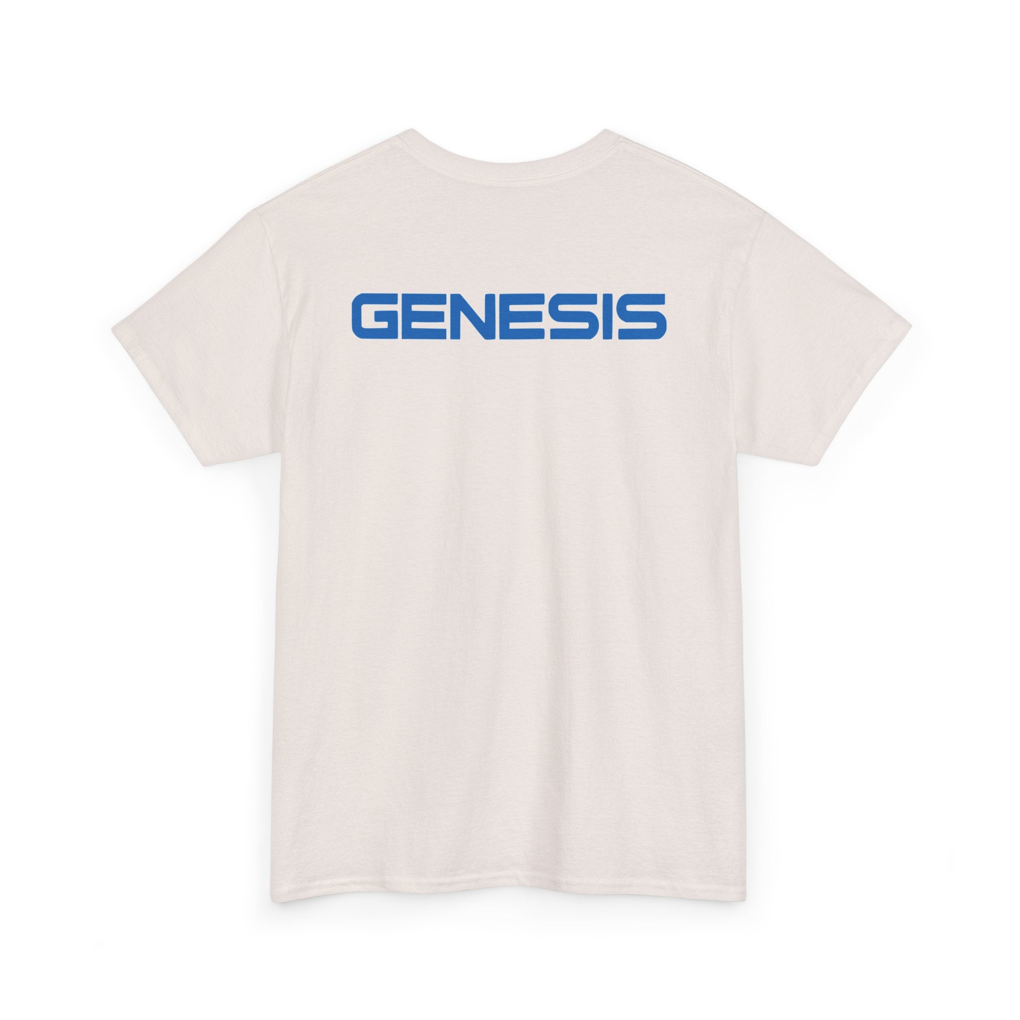 SW_Genesis Logo Tee - Front and Back Print Blue Font - 100% Cotton