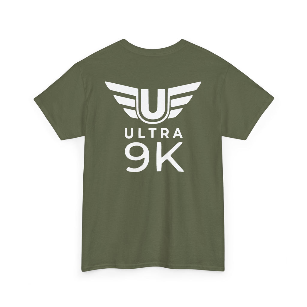 SW_Ultra 9K Logo Tee - Front and Back Print - White Font - 100% Cotton
