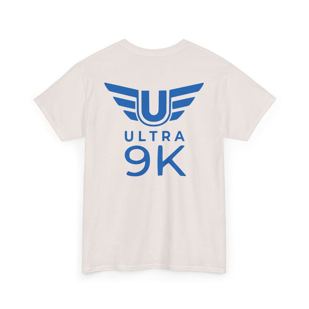 SW_Ultra 9K Logo Tee - Front and Back Print Blue Font - 100% Cotton