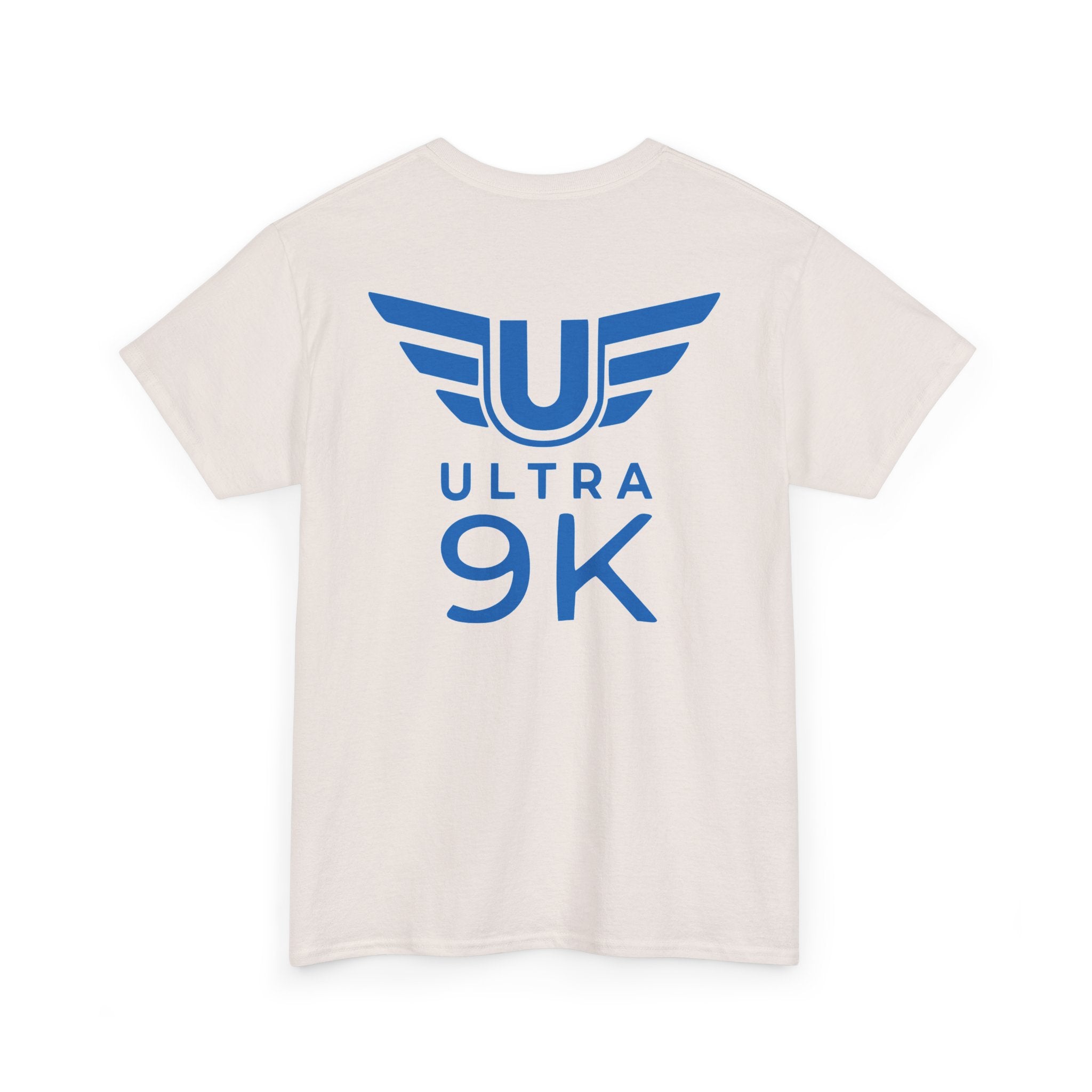 SW_Ultra 9K Logo Tee - Front and Back Print Blue Font - 100% Cotton