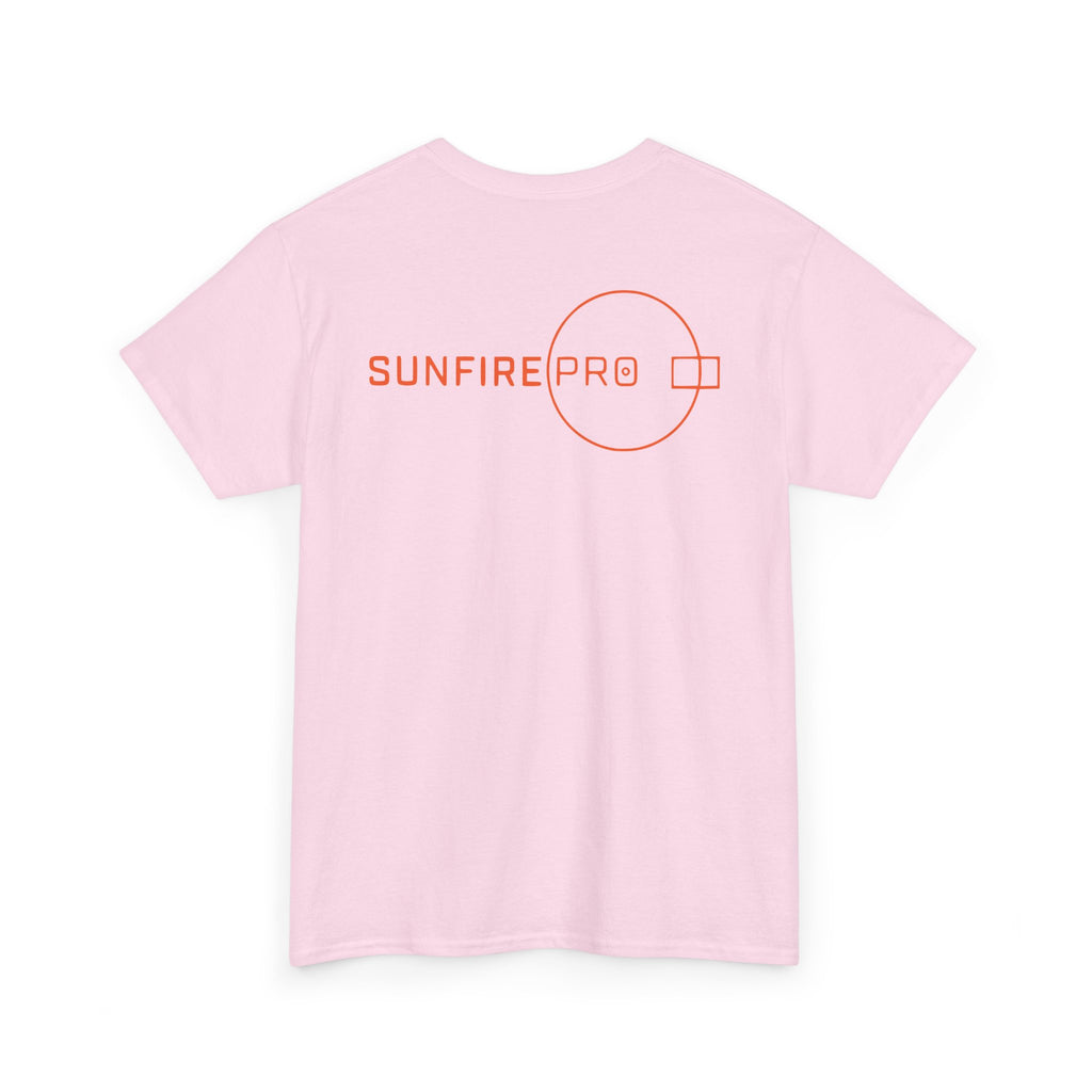 SW_SUNFIRE PRO Logo Tee - Front and Back Print Orange Font - 100% Cotton