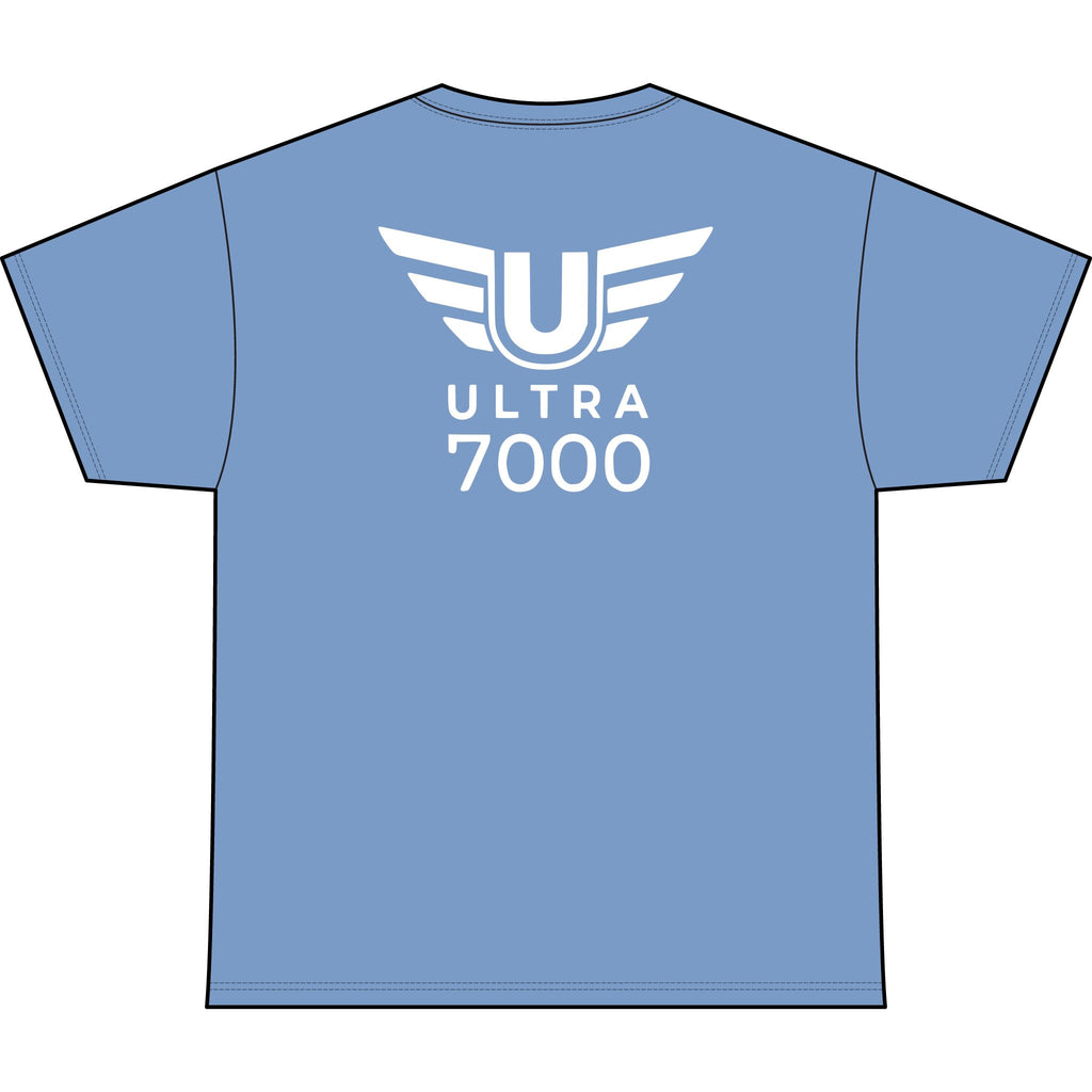 SW_Ultra 7000 Logo Performance Tee — Front & Back Design White Font