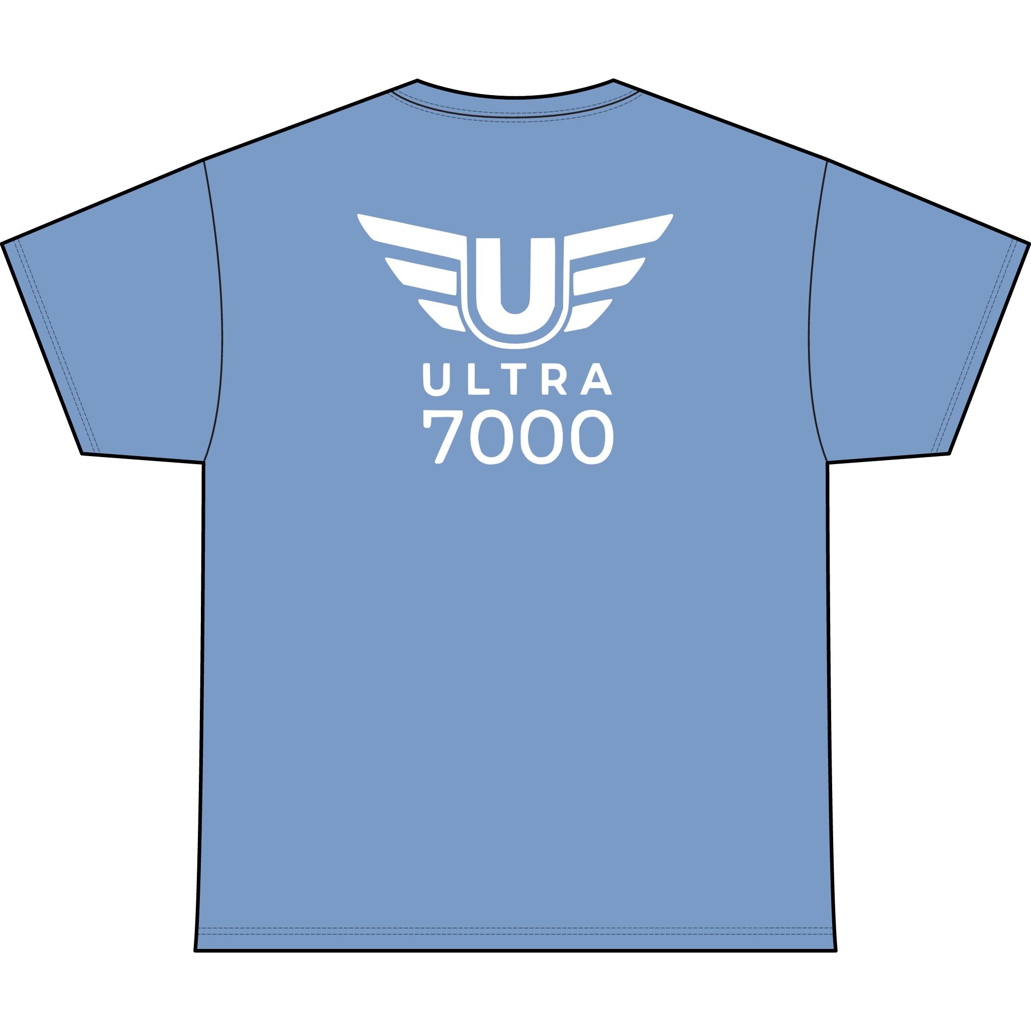 SW_Ultra 7000 Logo Performance Tee — Front & Back Design White Font