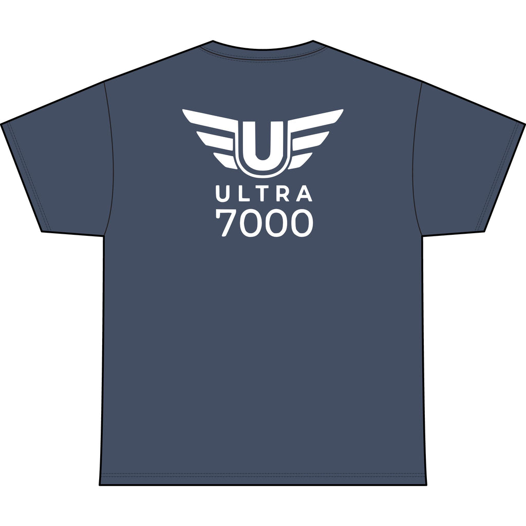 SW_Ultra 7000 Logo Performance Tee — Front & Back Design White Font