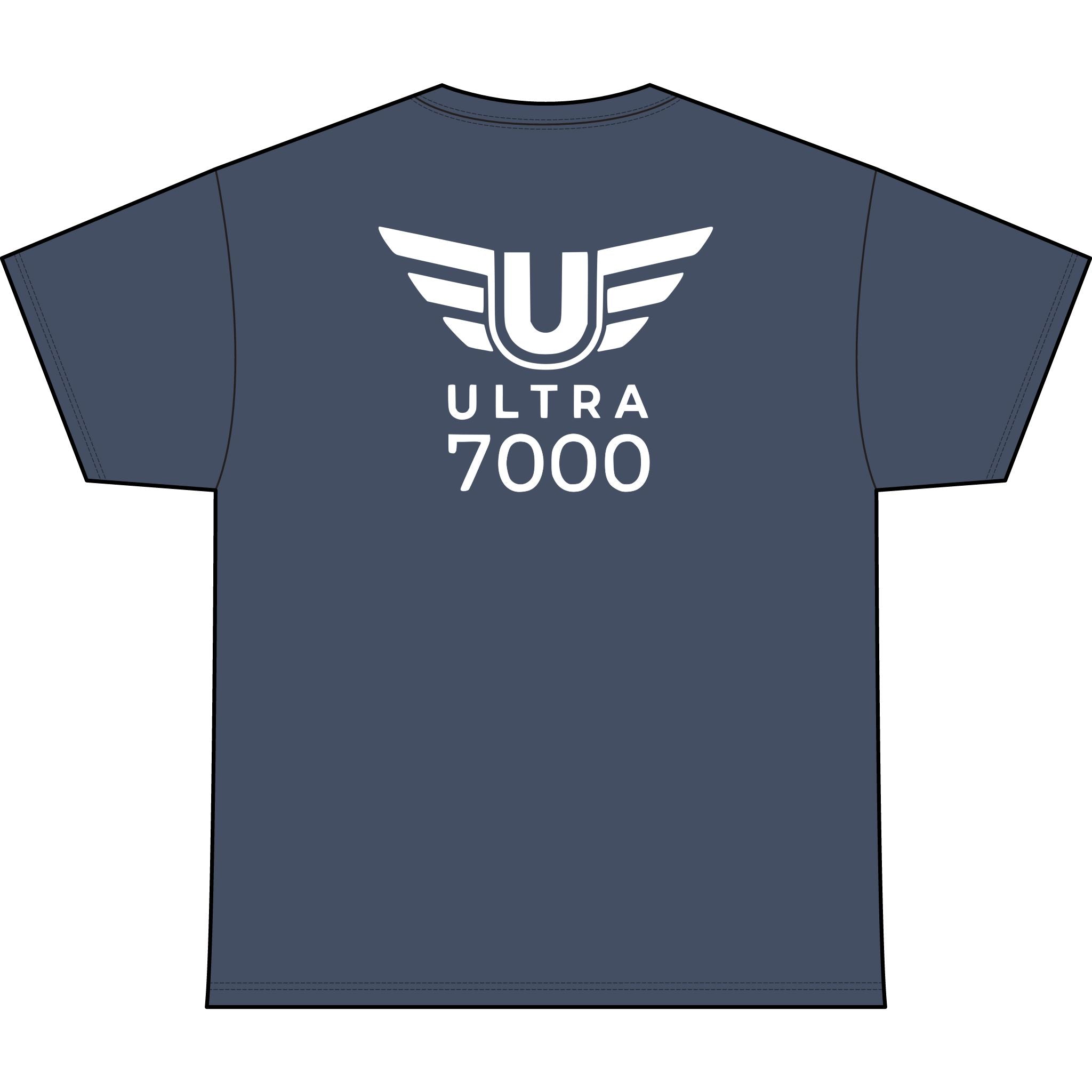 SW_Ultra 7000 Logo Performance Tee — Front & Back Design White Font