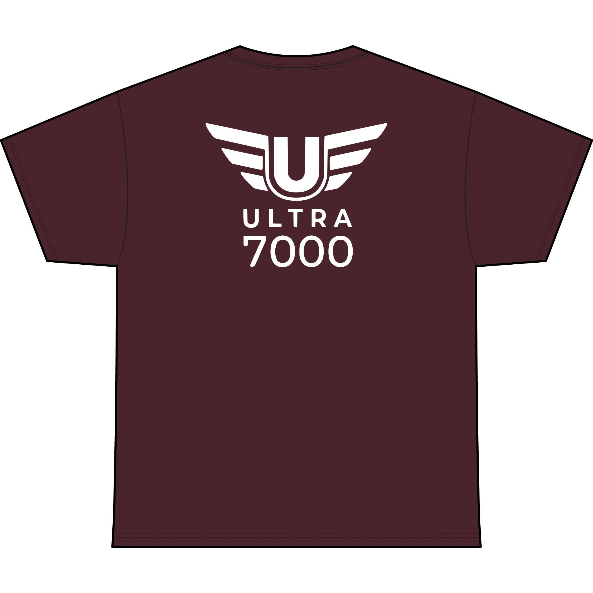 SW_Ultra 7000 Logo Performance Tee — Front & Back Design White Font