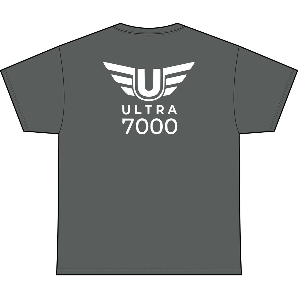 SW_Ultra 7000 Logo Performance Tee — Front & Back Design White Font