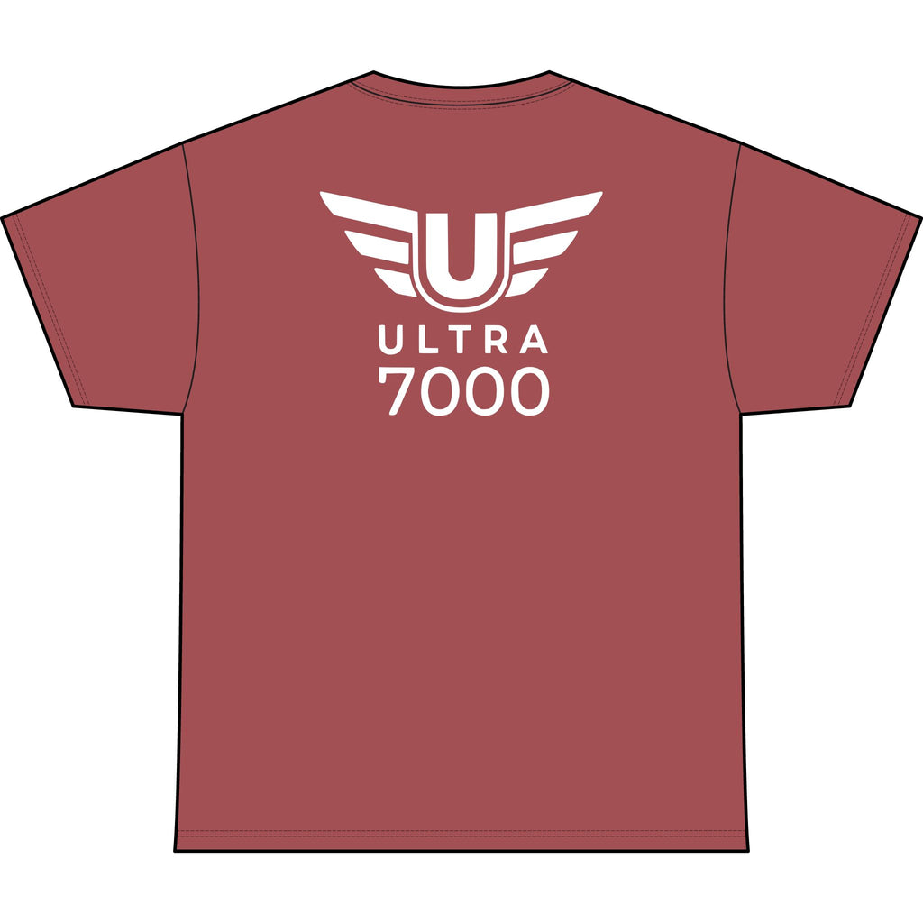 SW_Ultra 7000 Logo Performance Tee — Front & Back Design White Font