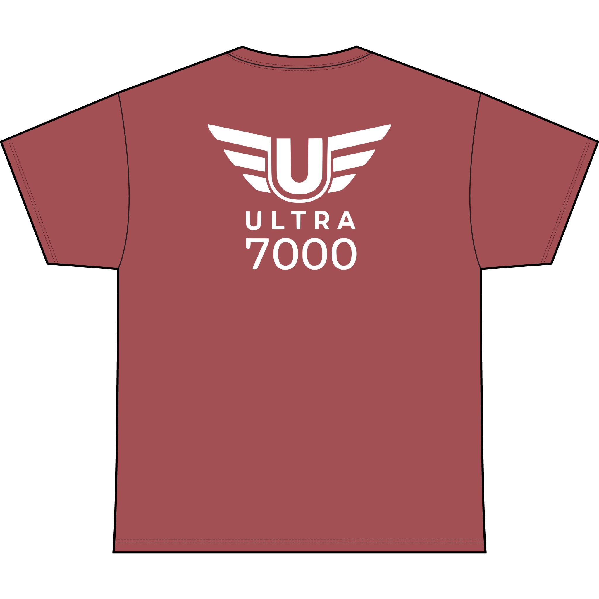 SW_Ultra 7000 Logo Performance Tee — Front & Back Design White Font