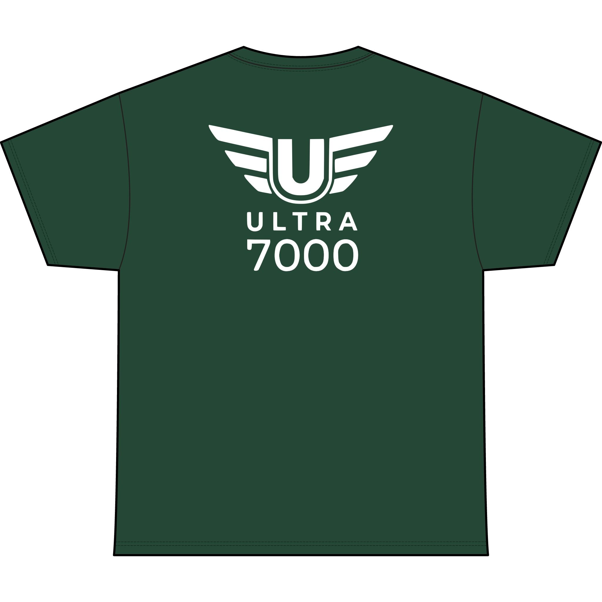 SW_Ultra 7000 Logo Performance Tee — Front & Back Design White Font