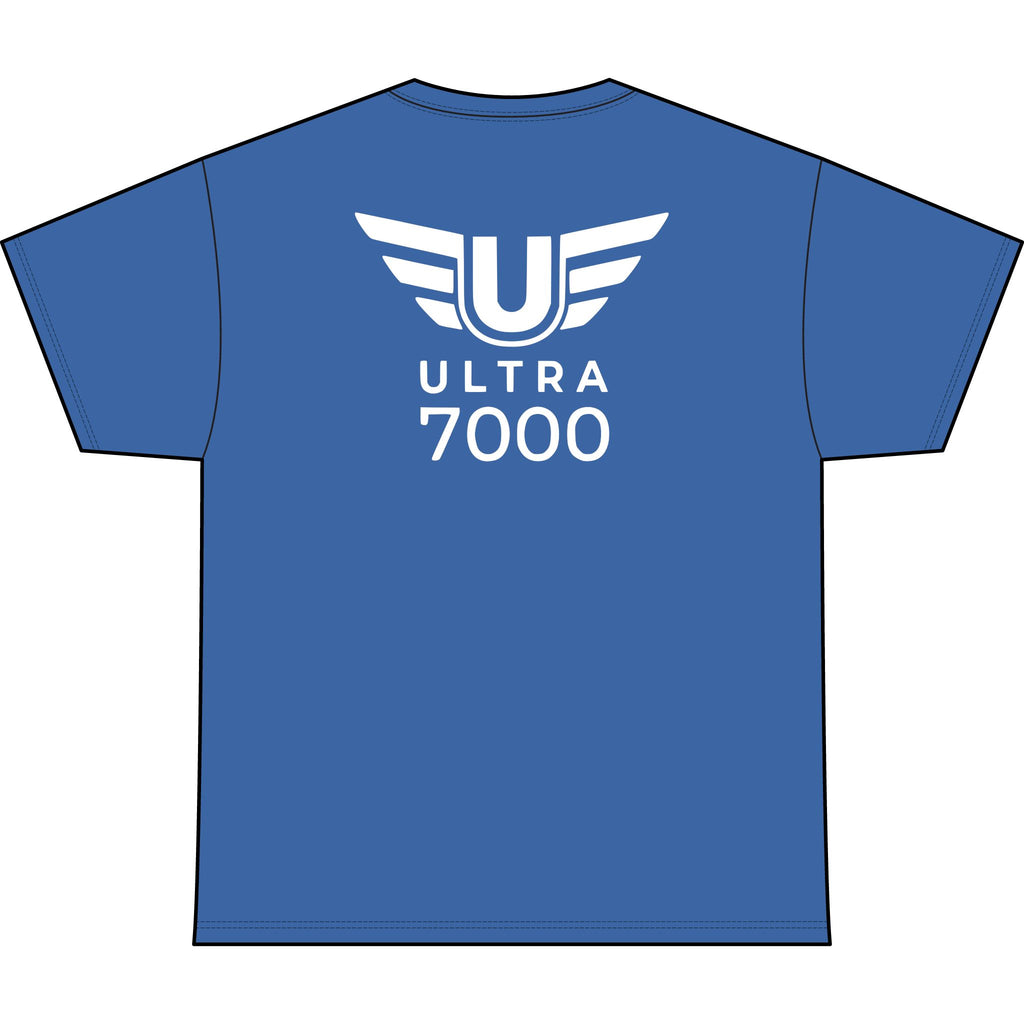 SW_Ultra 7000 Logo Performance Tee — Front & Back Design White Font