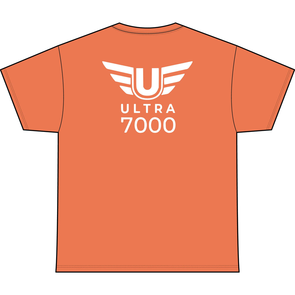 SW_Ultra 7000 Logo Performance Tee — Front & Back Design White Font