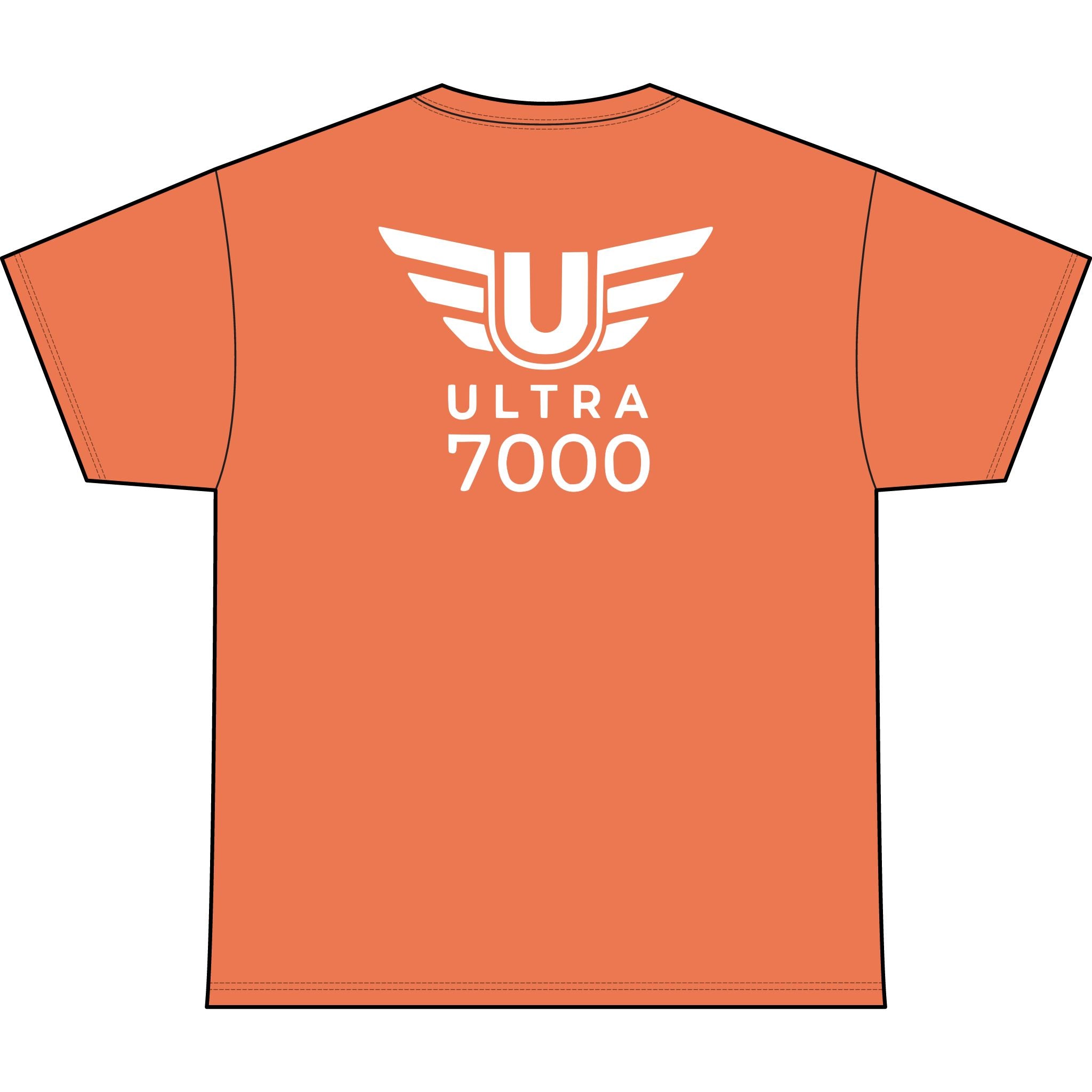 SW_Ultra 7000 Logo Performance Tee — Front & Back Design White Font