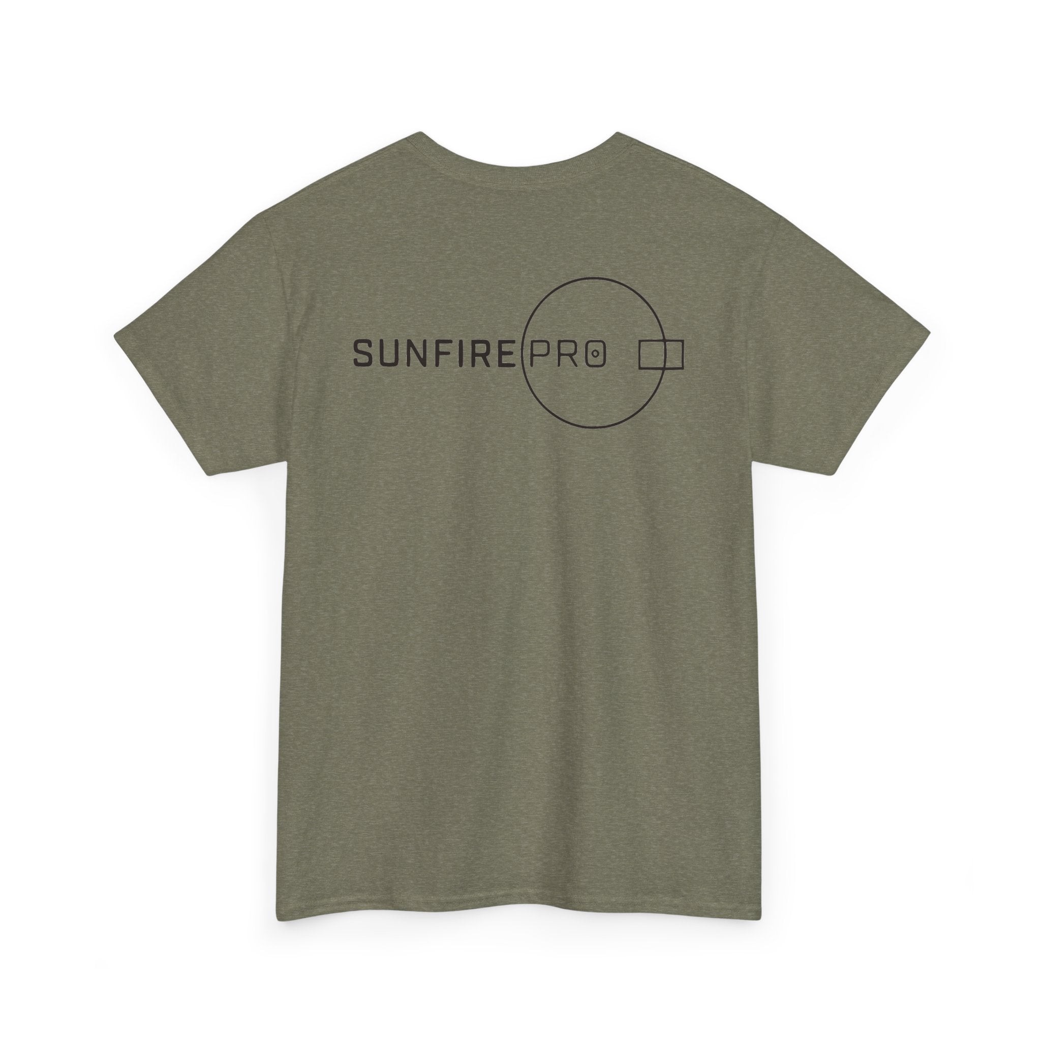 SW_SUNFIRE PRO Logo Tee - Front and Back Print Black Font - 100% Cotton
