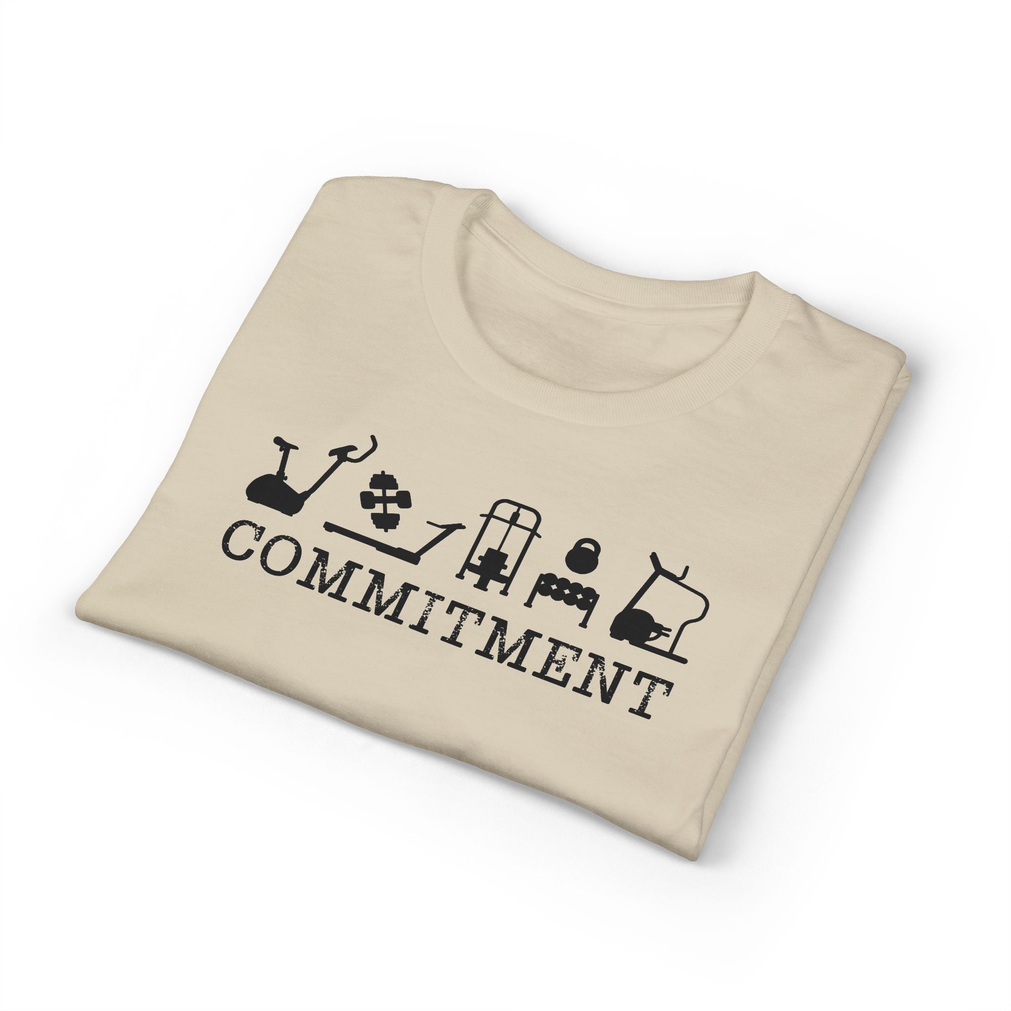 New You! Healthy you! Fit you! Commitment to Exercise Unisex Cotton T-shirt, Fitness Tee, Workout Shirt, Gym Top, Healthy Lifestyle Apparel