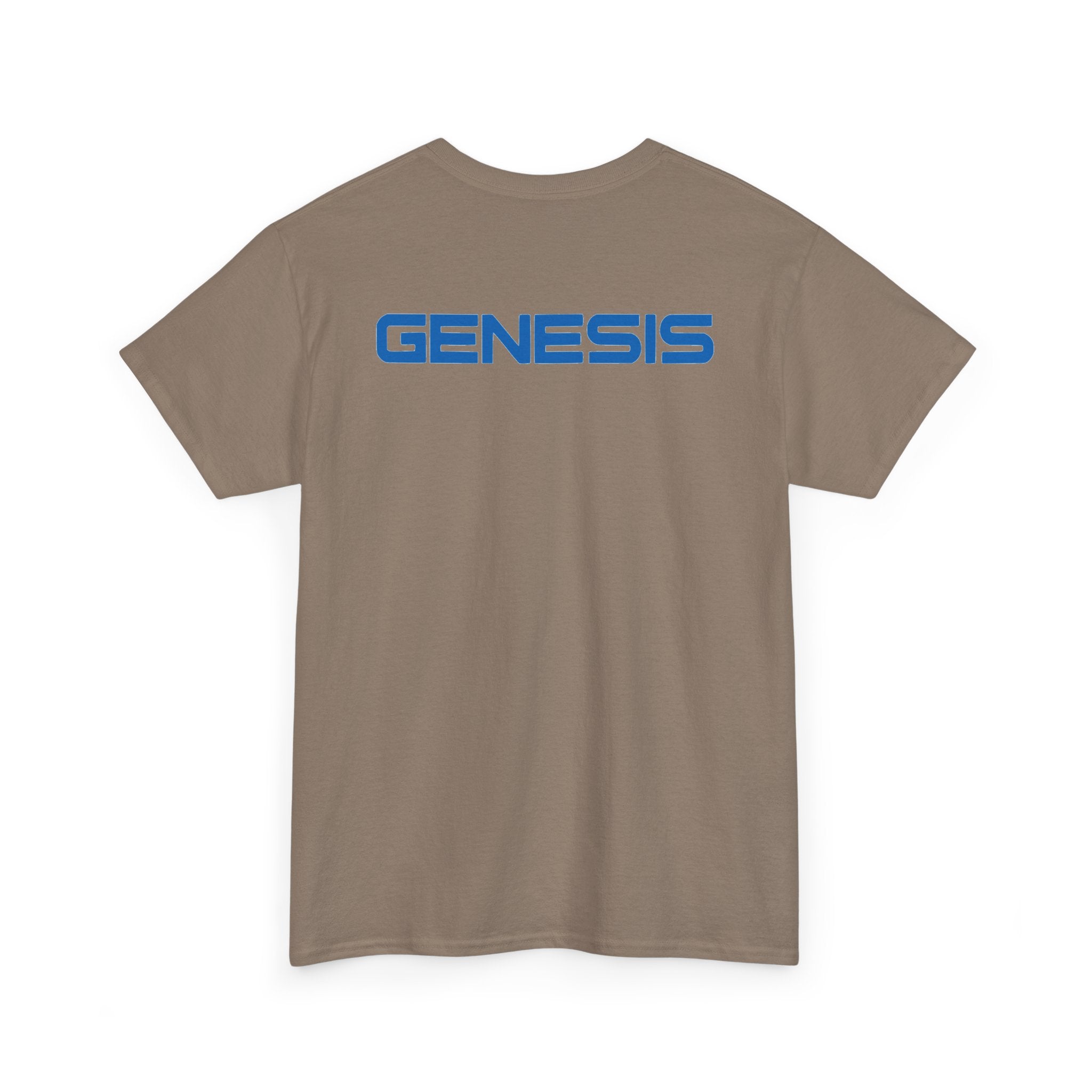 SW_Genesis Logo Tee - Front and Back Print Blue Font - 100% Cotton