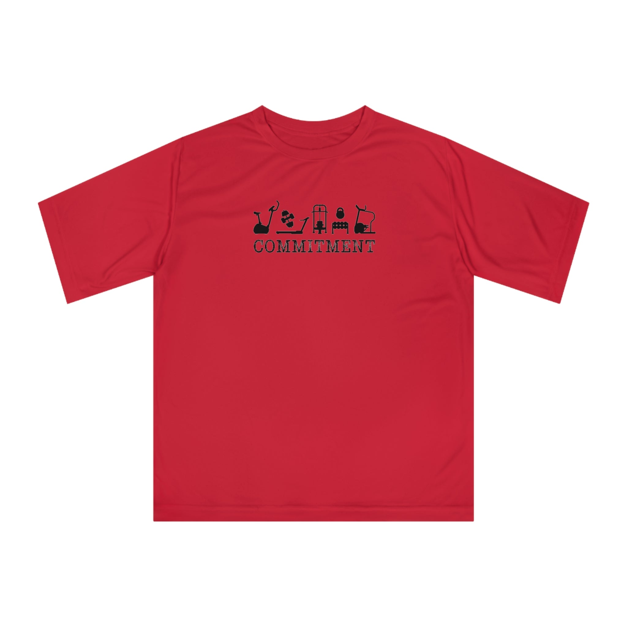 New You! Healthy you! Fit you! Commitment to Exercise Unisex Performance T-shirt, Fitness Tee, Workout Shirt, Gym Top, Healthy Lifestyle Apparel