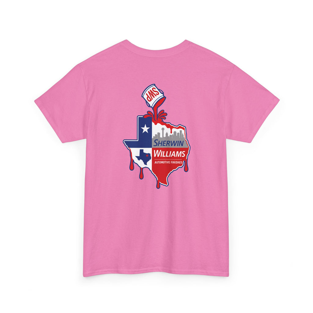 SW Cover Texas Design - T-Shirt — Paint Inspired Front & Back Design - 100% Cotton Tee