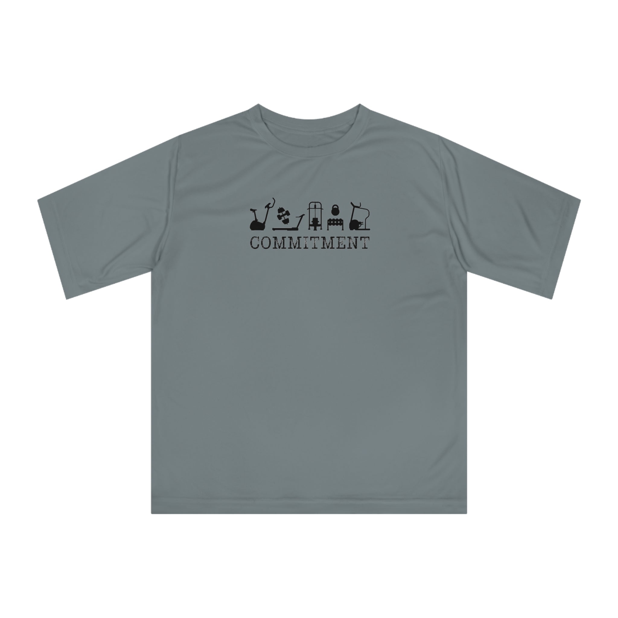 New You! Healthy you! Fit you! Commitment to Exercise Unisex Performance T-shirt, Fitness Tee, Workout Shirt, Gym Top, Healthy Lifestyle Apparel