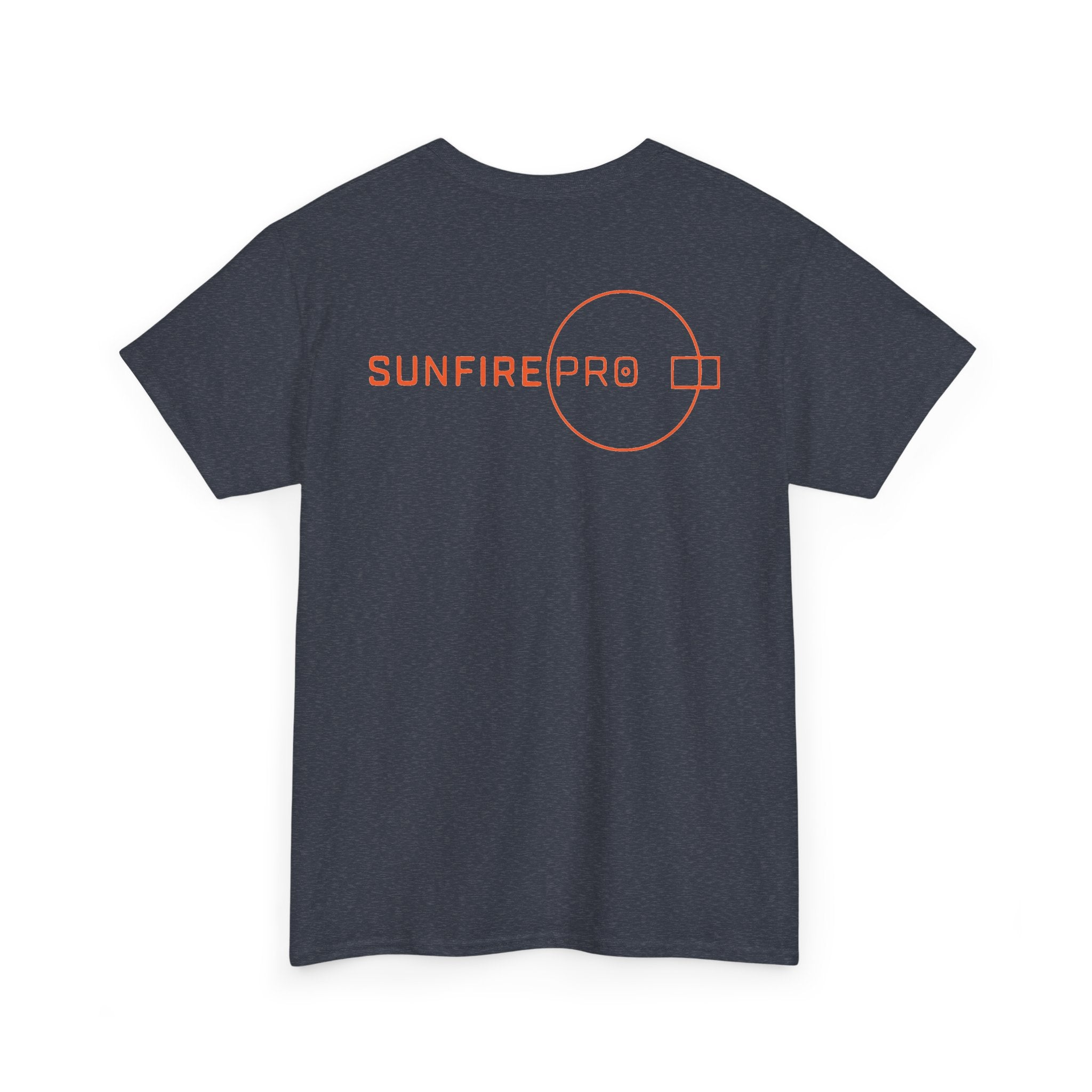 SW_SUNFIRE PRO Logo Tee - Front and Back Print Orange Font - 100% Cotton