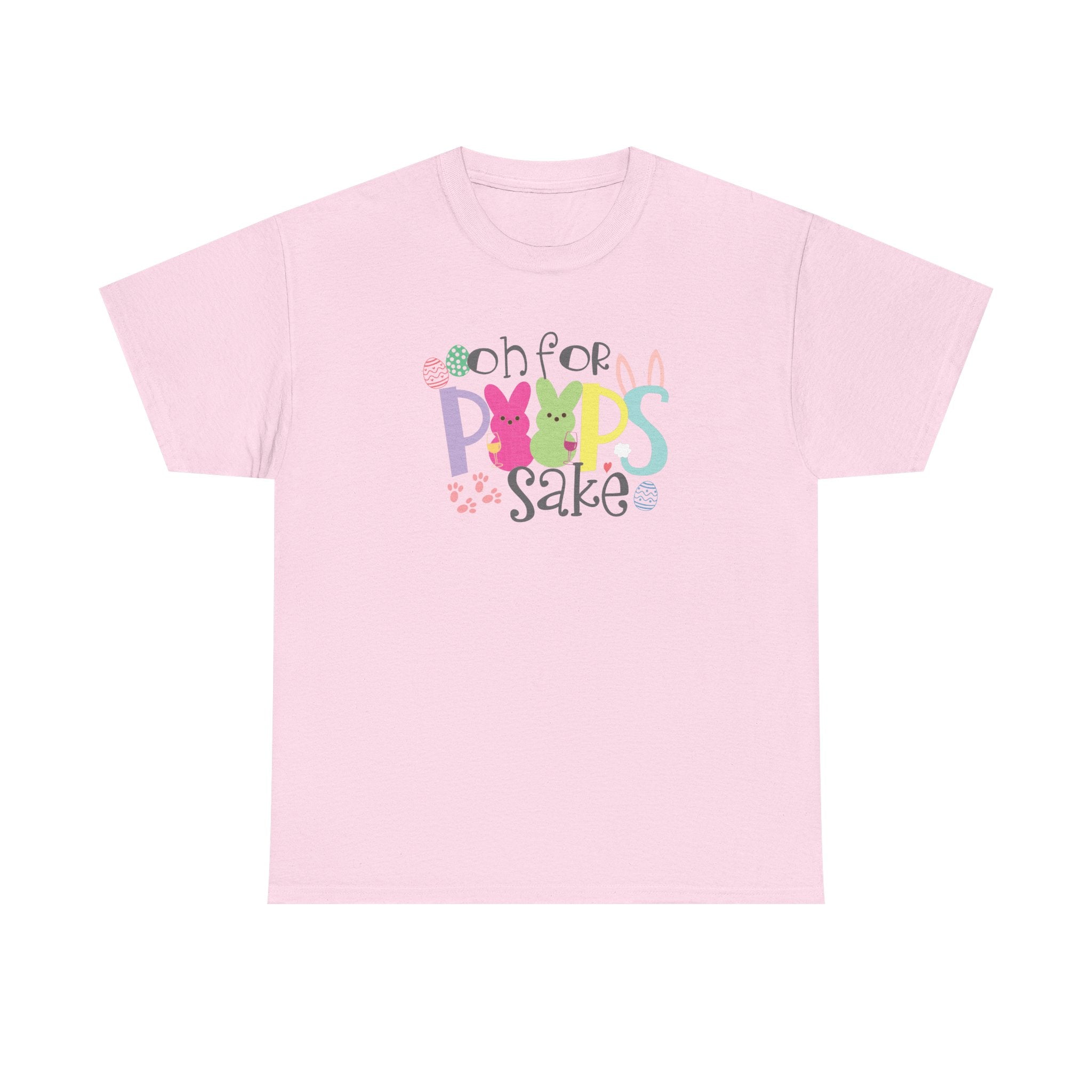 Cute Easter Vibes Tee, Funny Peeps Saying Shirt, Festive Egg Hunt Apparel, Oh for Peeps Sake, Easter Bunny Fun and Sassy, Holiday attire