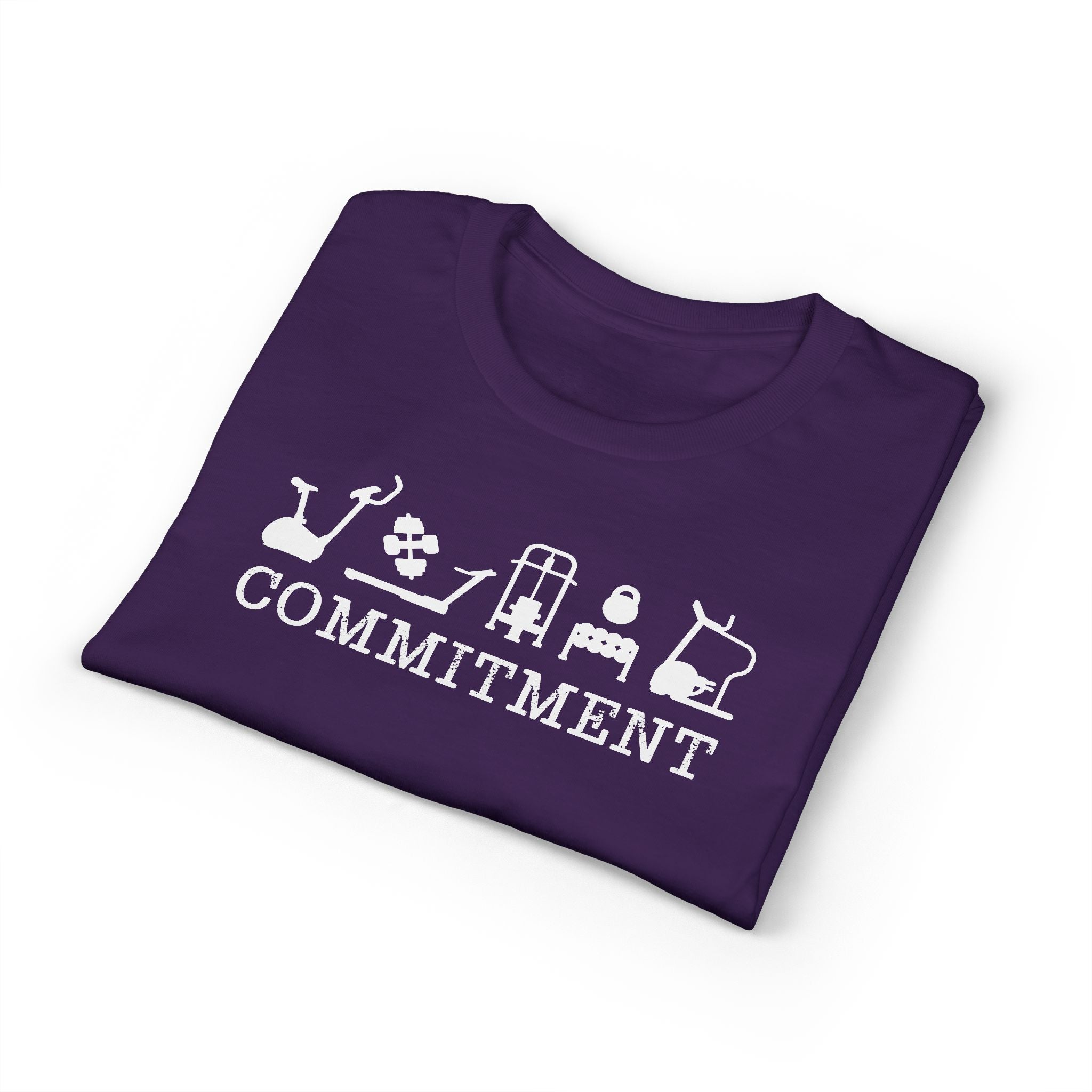 New You! Healthy you! Fit you! Commitment to Exercise Unisex Cotton T-shirt, Fitness Tee, Workout Shirt, Gym Top, Healthy Lifestyle Apparel