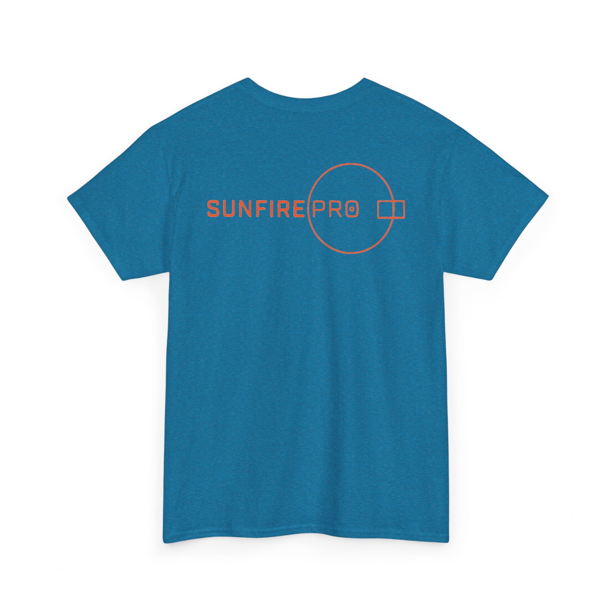 SW_SUNFIRE PRO Logo Tee - Front and Back Print Orange Font - 100% Cotton