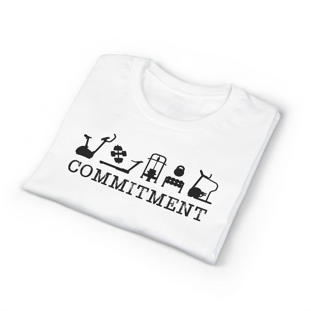New You! Healthy you! Fit you! Commitment to Exercise Unisex Cotton T-shirt, Fitness Tee, Workout Shirt, Gym Top, Healthy Lifestyle Apparel