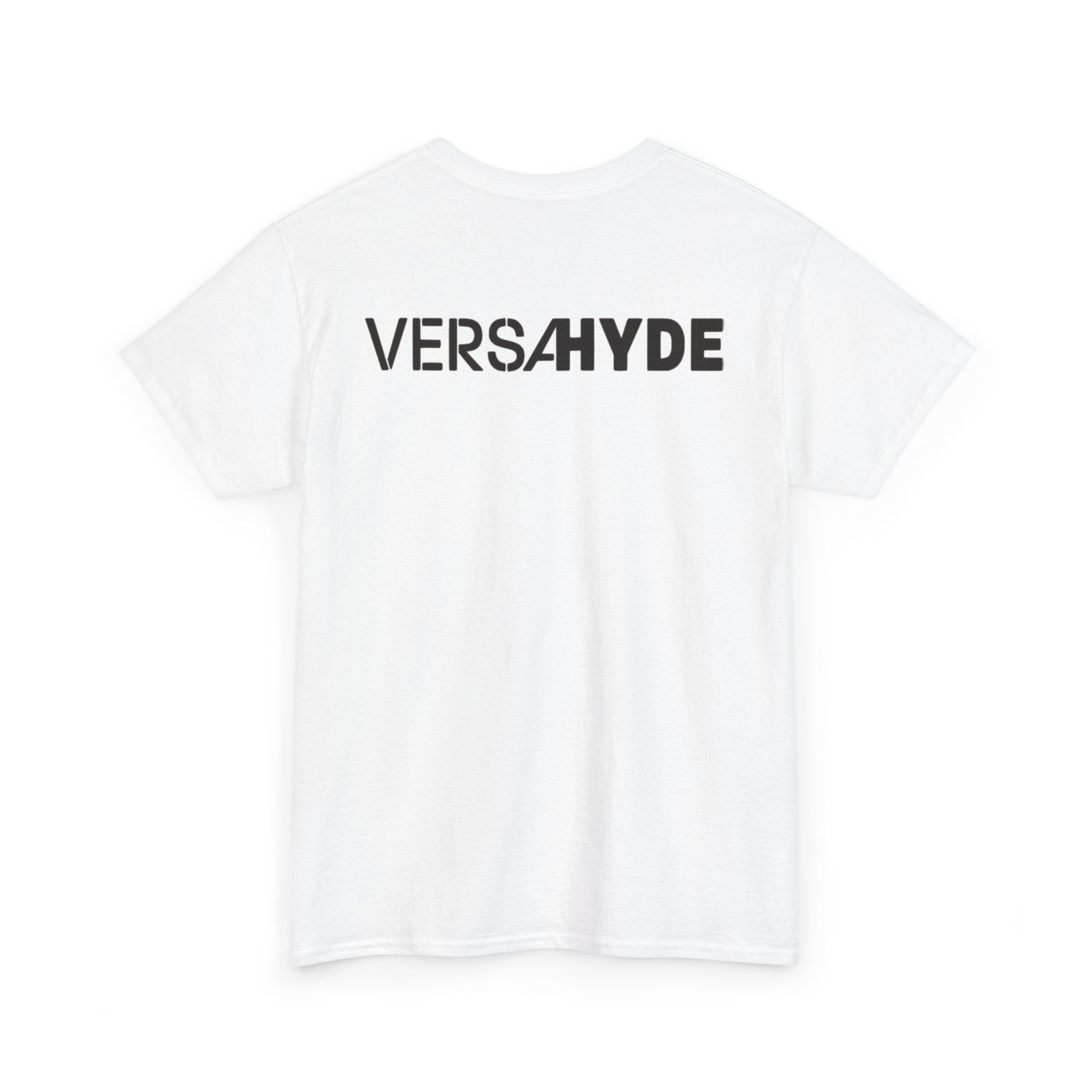SW_VersaHyde Logo Tee - Front and Back Print Black Font - 100% Cotton