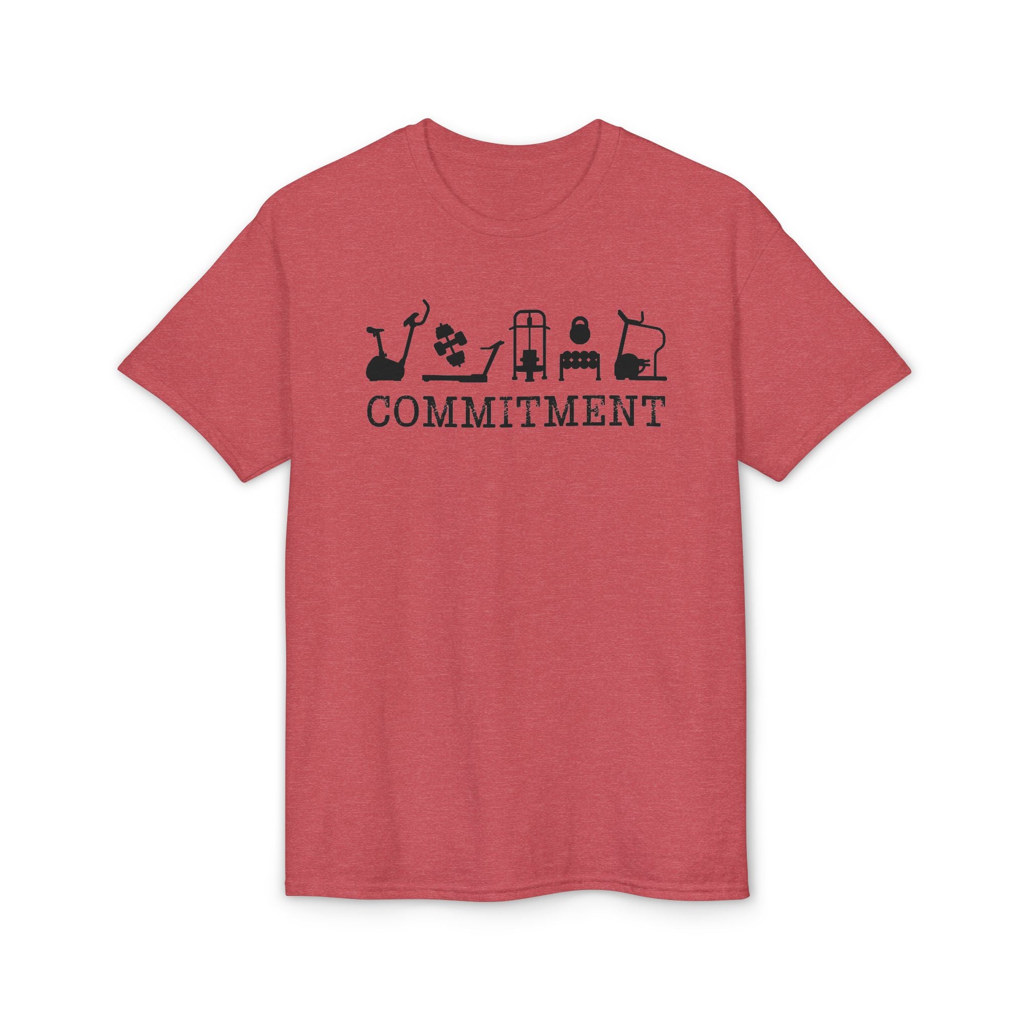 New You! Healthy you! Fit you! Commitment to Exercise Unisex Cotton T-shirt, Fitness Tee, Workout Shirt, Gym Top, Healthy Lifestyle Apparel