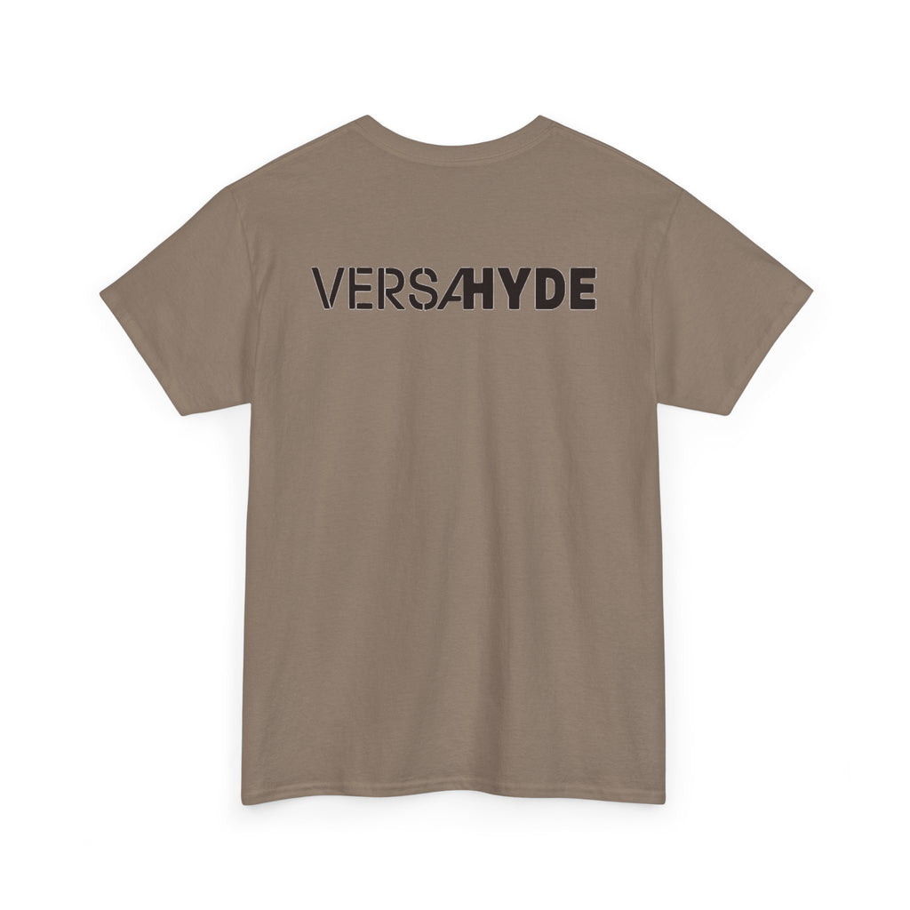 SW_VersaHyde Logo Tee - Front and Back Print Black Font - 100% Cotton