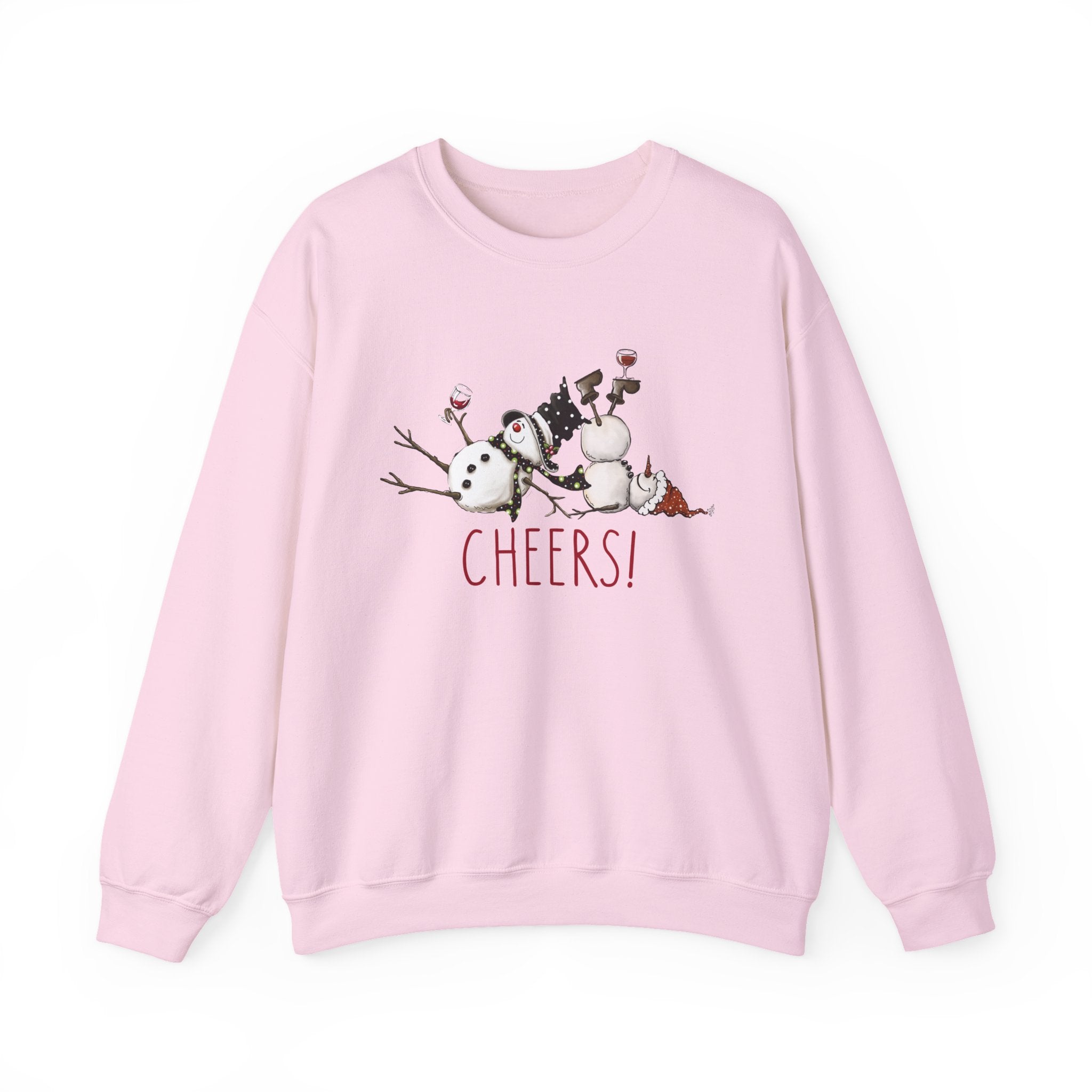 Cheers to Tipsy Snowman BFFs! Perfect Sweatshirt, Holiday Fun, Winter Wear, Christmas Crewneck, Festive Pullover, Party Tops, Best Friends