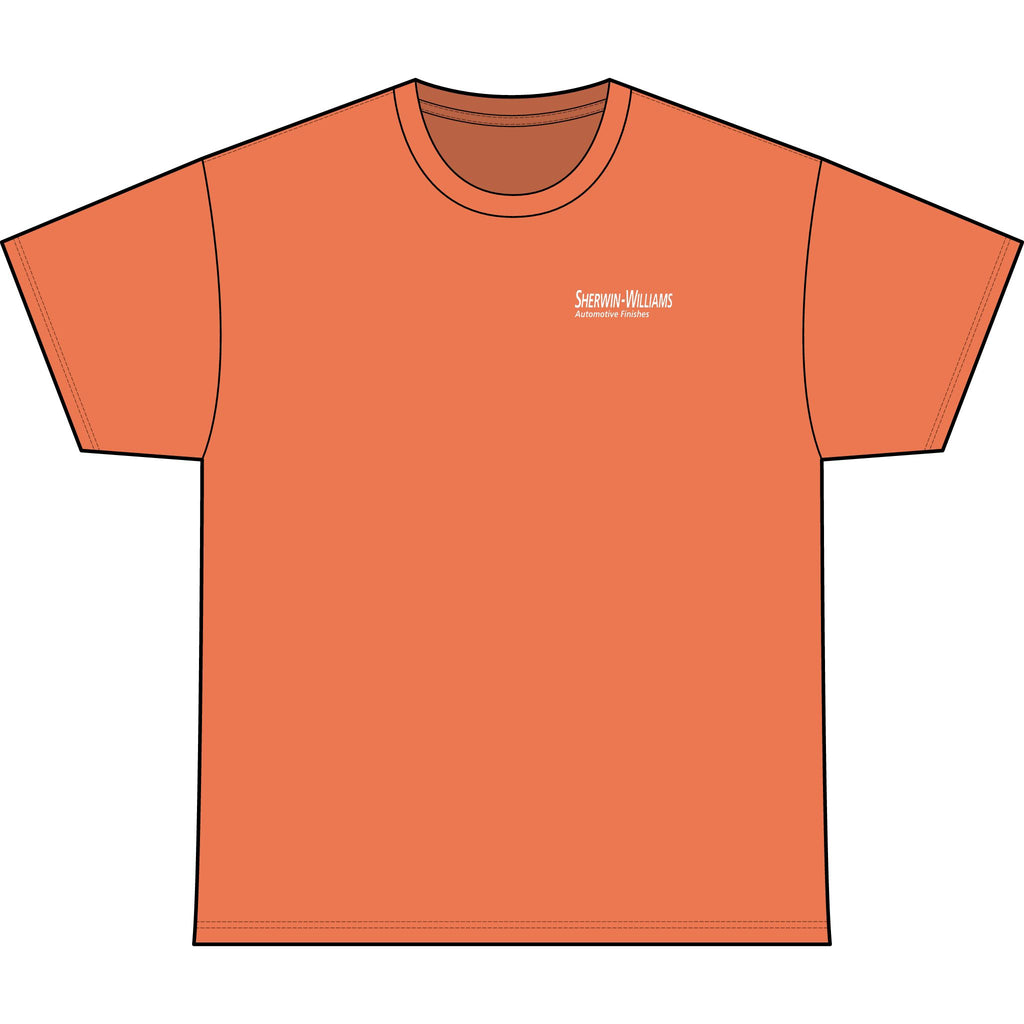 SW_SUNFIRE PRO Logo Performance Tee — Front & Back Design