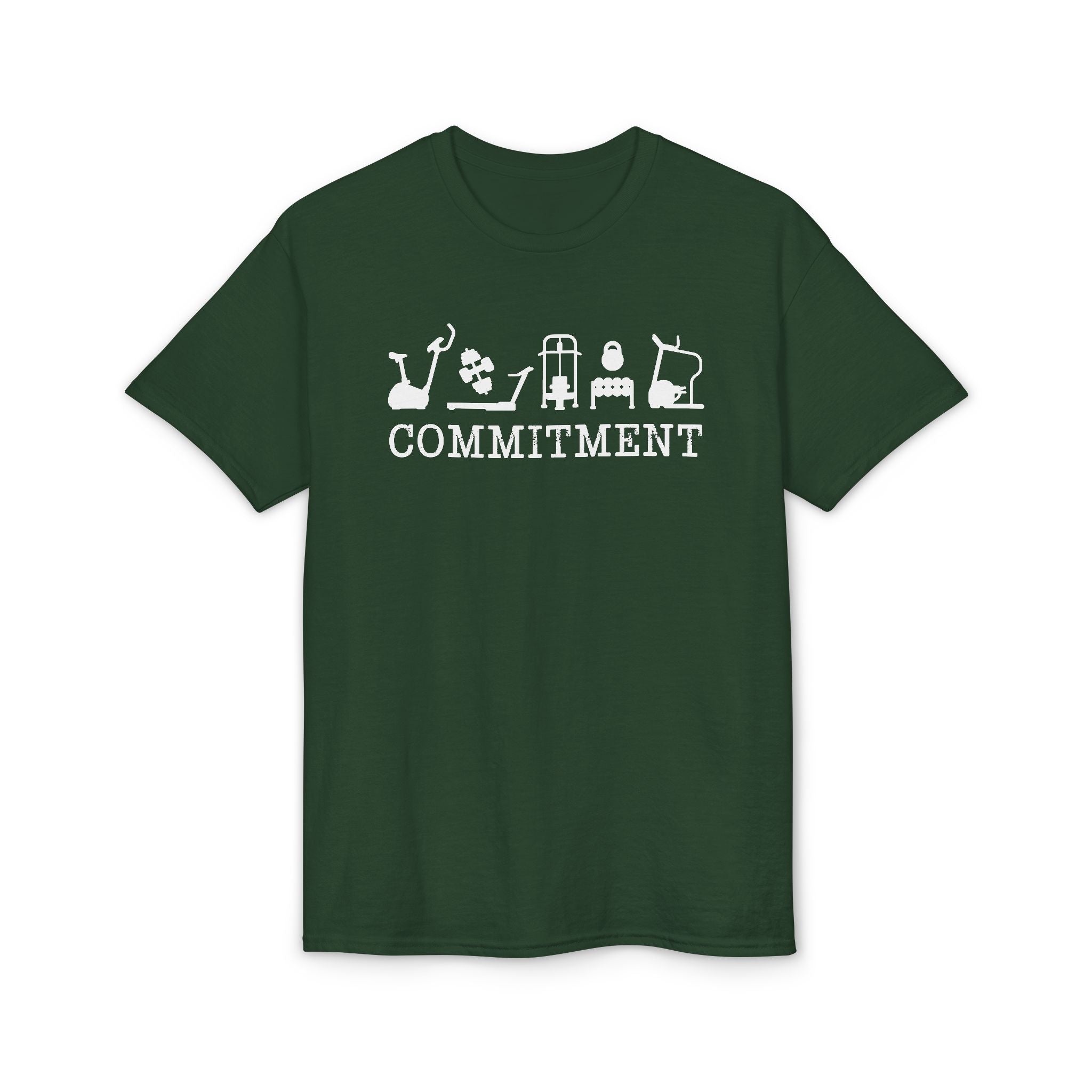 New You! Healthy you! Fit you! Commitment to Exercise Unisex Cotton T-shirt, Fitness Tee, Workout Shirt, Gym Top, Healthy Lifestyle Apparel