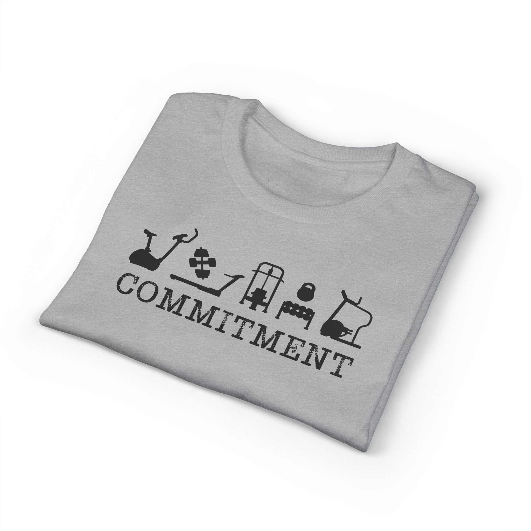 New You! Healthy you! Fit you! Commitment to Exercise Unisex Cotton T-shirt, Fitness Tee, Workout Shirt, Gym Top, Healthy Lifestyle Apparel