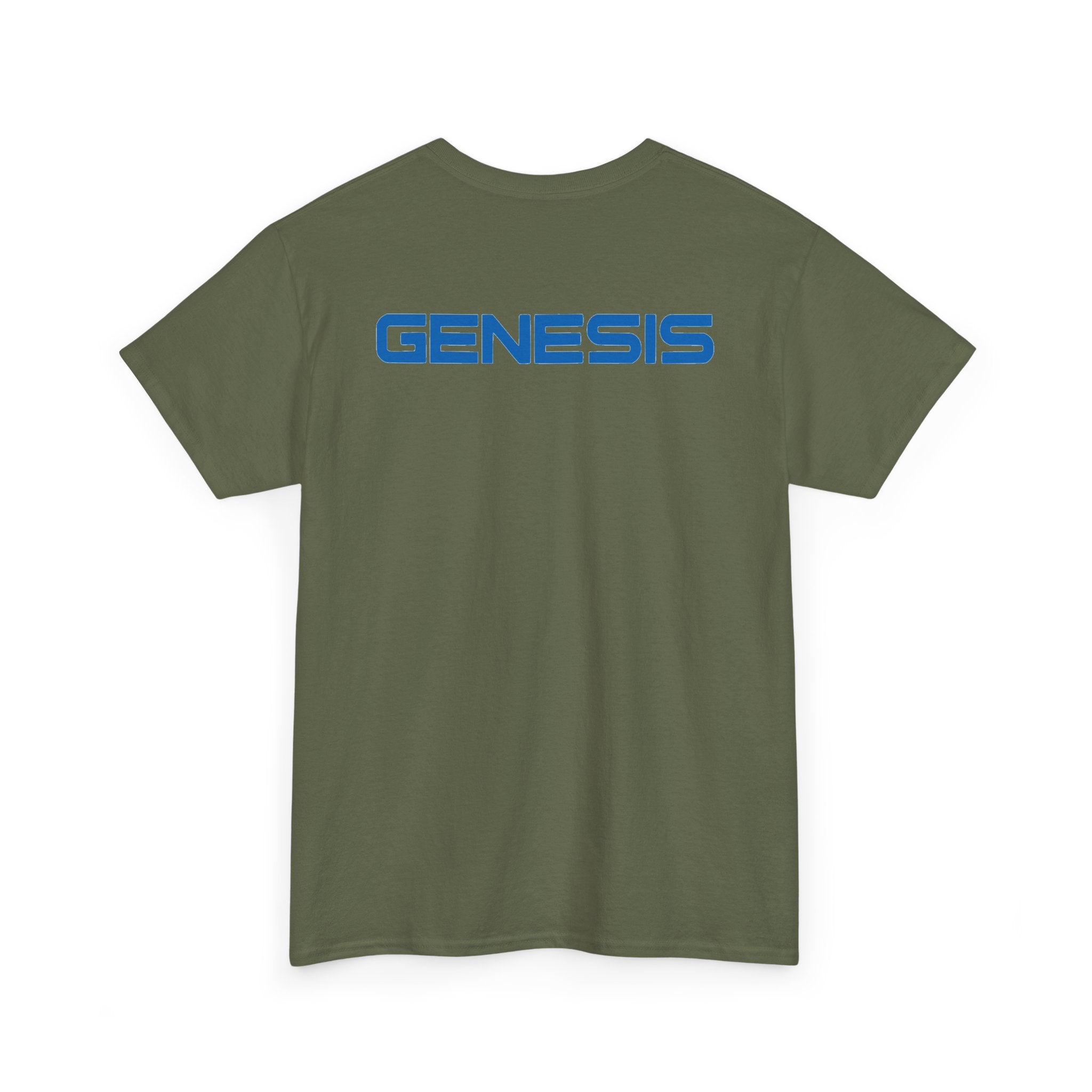 SW_Genesis Logo Tee - Front and Back Print Blue Font - 100% Cotton