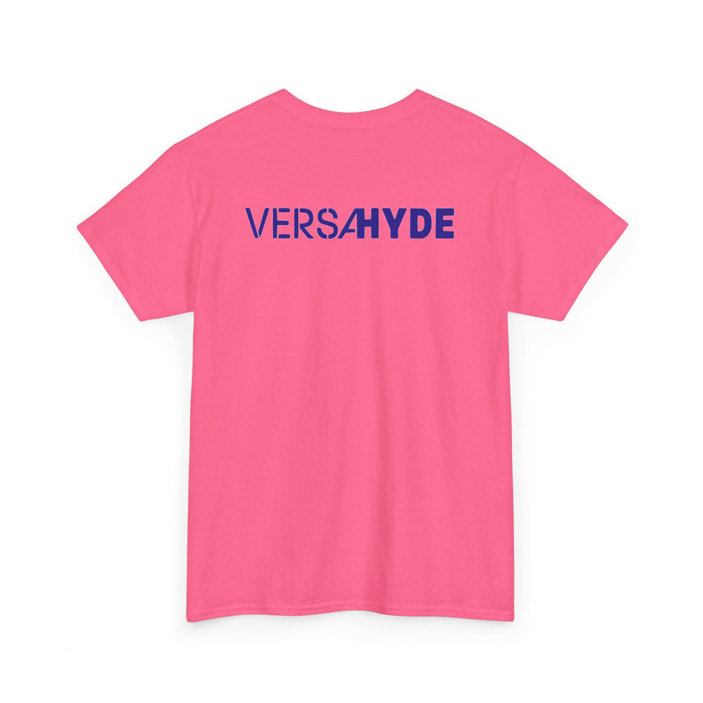 SW_VersaHyde Logo Tee - Front and Back Print Blue Font - 100% Cotton