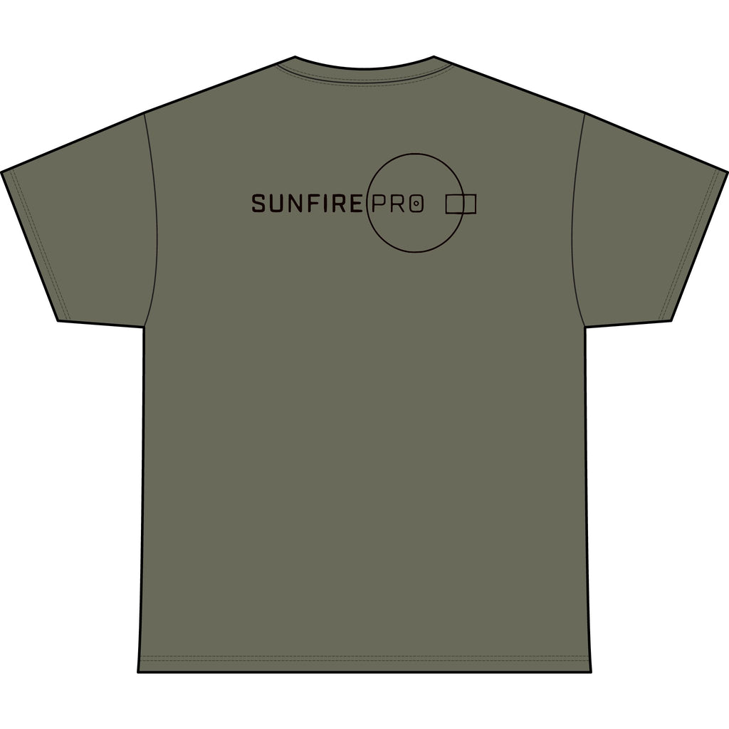 SW_SUNFIRE PRO Logo Performance Tee — Front & Back Design - Black Font