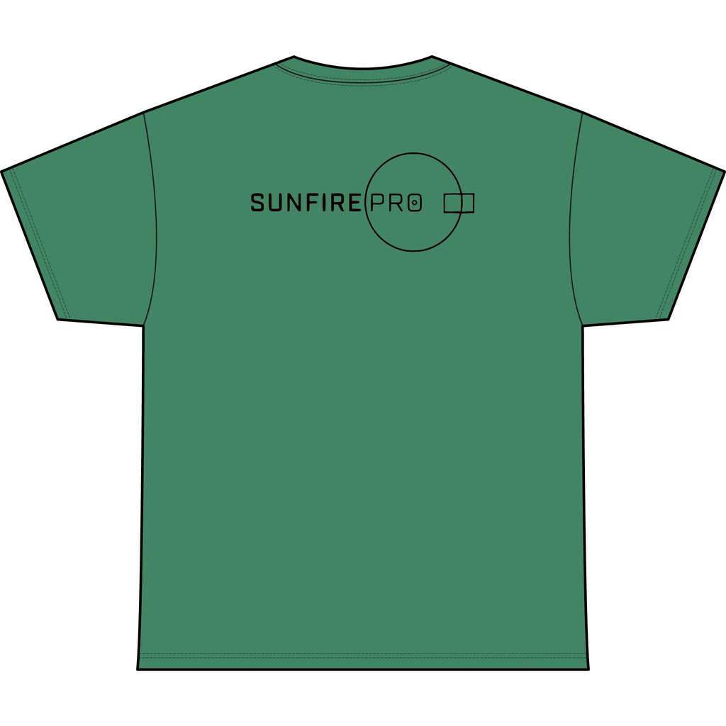 SW_SUNFIRE PRO Logo Performance Tee — Front & Back Design - Black Font