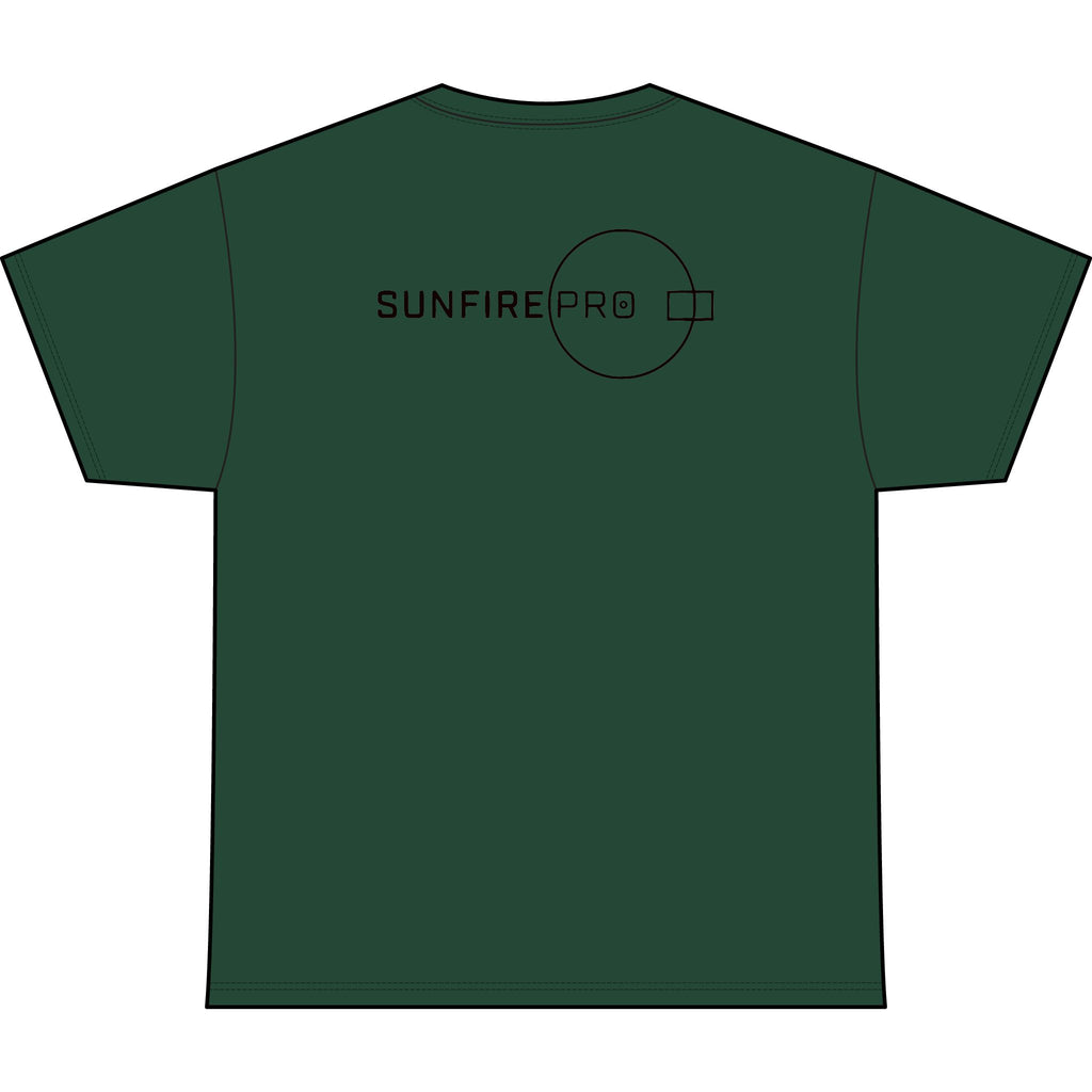 SW_SUNFIRE PRO Logo Performance Tee — Front & Back Design - Black Font