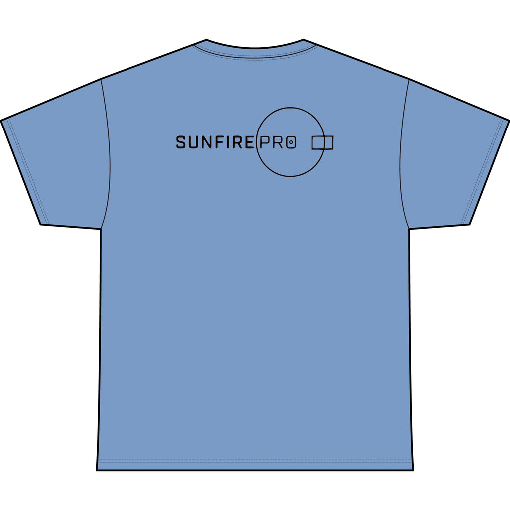 SW_SUNFIRE PRO Logo Performance Tee — Front & Back Design - Black Font