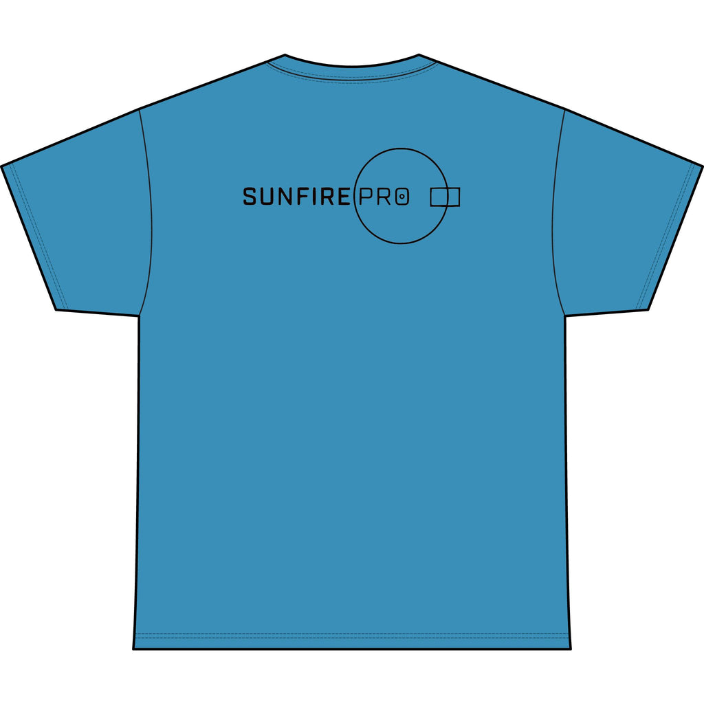 SW_SUNFIRE PRO Logo Performance Tee — Front & Back Design - Black Font