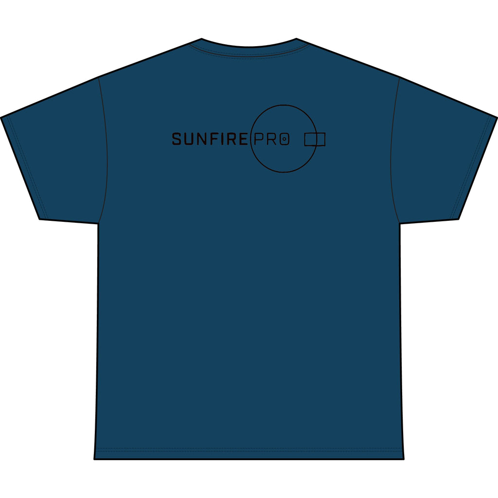 SW_SUNFIRE PRO Logo Performance Tee — Front & Back Design - Black Font