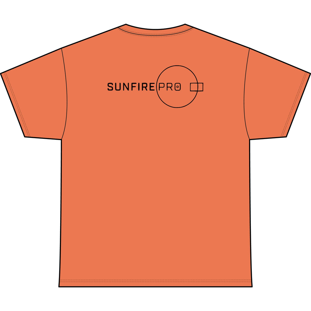 SW_SUNFIRE PRO Logo Performance Tee — Front & Back Design - Black Font