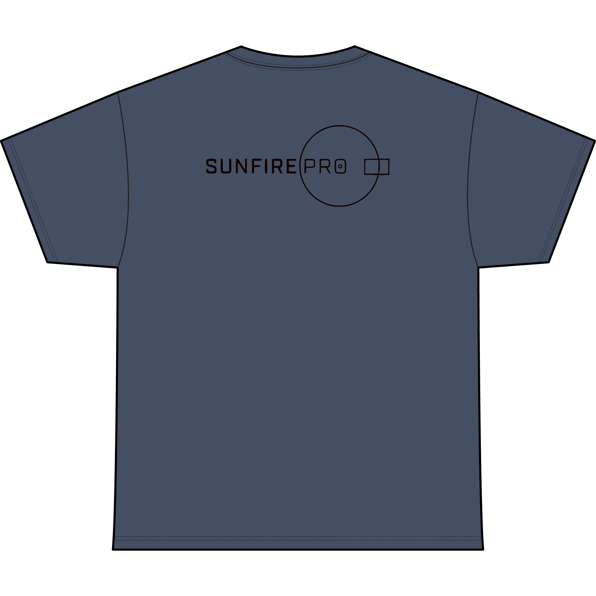 SW_SUNFIRE PRO Logo Performance Tee — Front & Back Design - Black Font