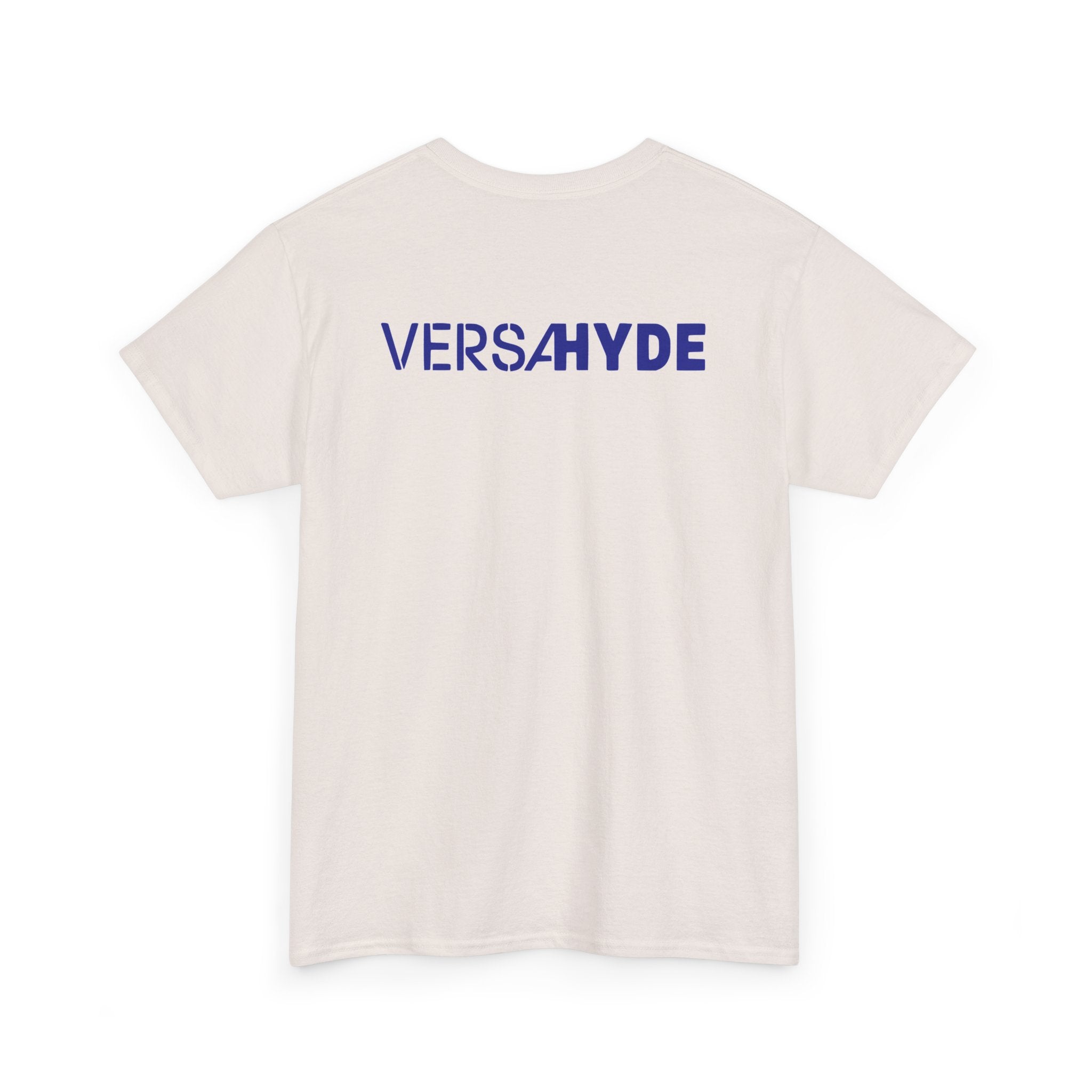 SW_VersaHyde Logo Tee - Front and Back Print Blue Font - 100% Cotton