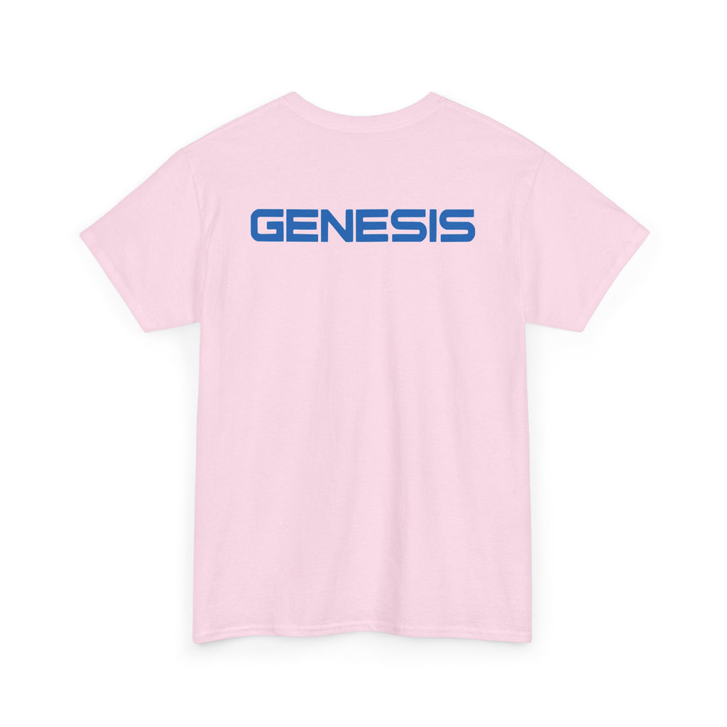 SW_Genesis Logo Tee - Front and Back Print Blue Font - 100% Cotton