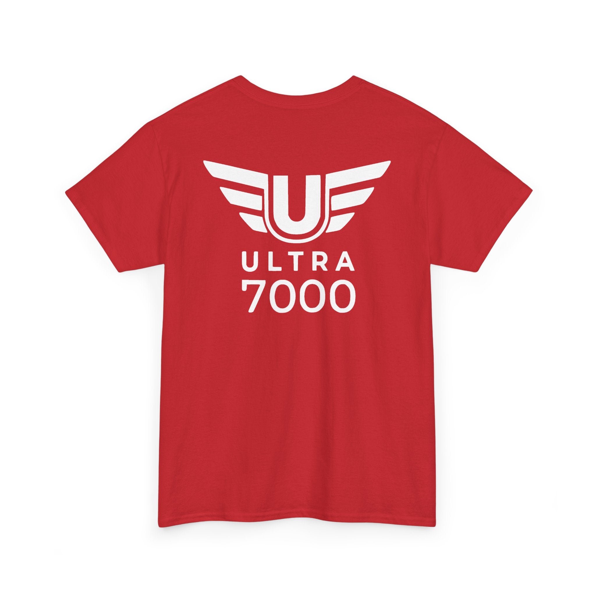 SW_Ultra 7000 Logo Tee - Front and Back Print - White Font - 100% Cotton