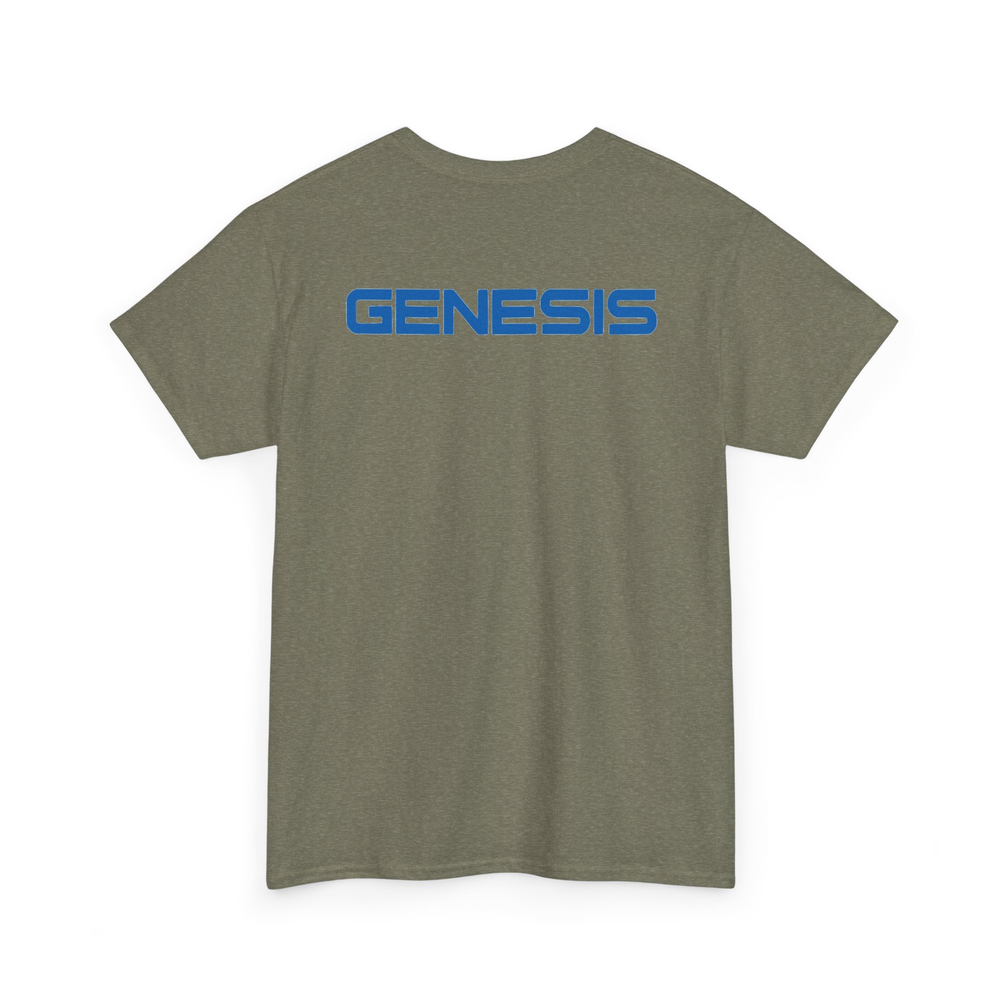 SW_Genesis Logo Tee - Front and Back Print Blue Font - 100% Cotton